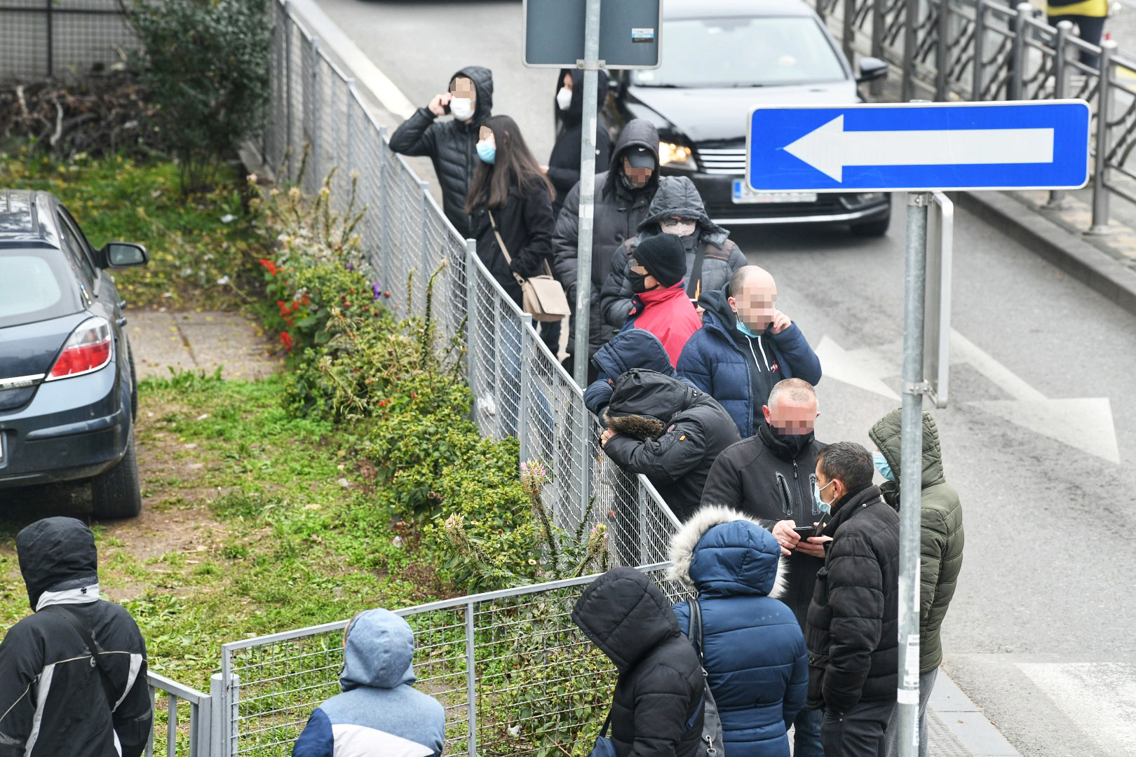 Beograd, 24.11.2020. Koronavirus, Covid 19, Kovid ambulanta, red, redovi, test, testiranje, Vojvode Stepe Voždovac Foto: Vesna Lalić/Nova.rs