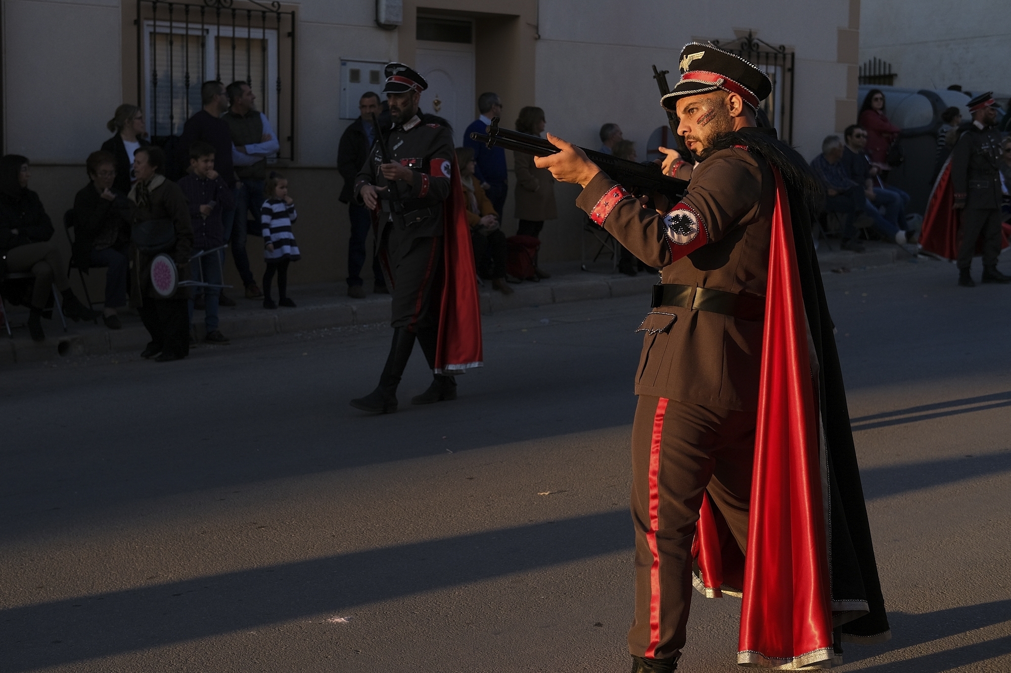 24.02.2020. Čaparal, naci uniforme, holokaust, parada, karneval, Španija, Kampo de Kriptana Foto: Rey Sotolongo/Europa Press via AP