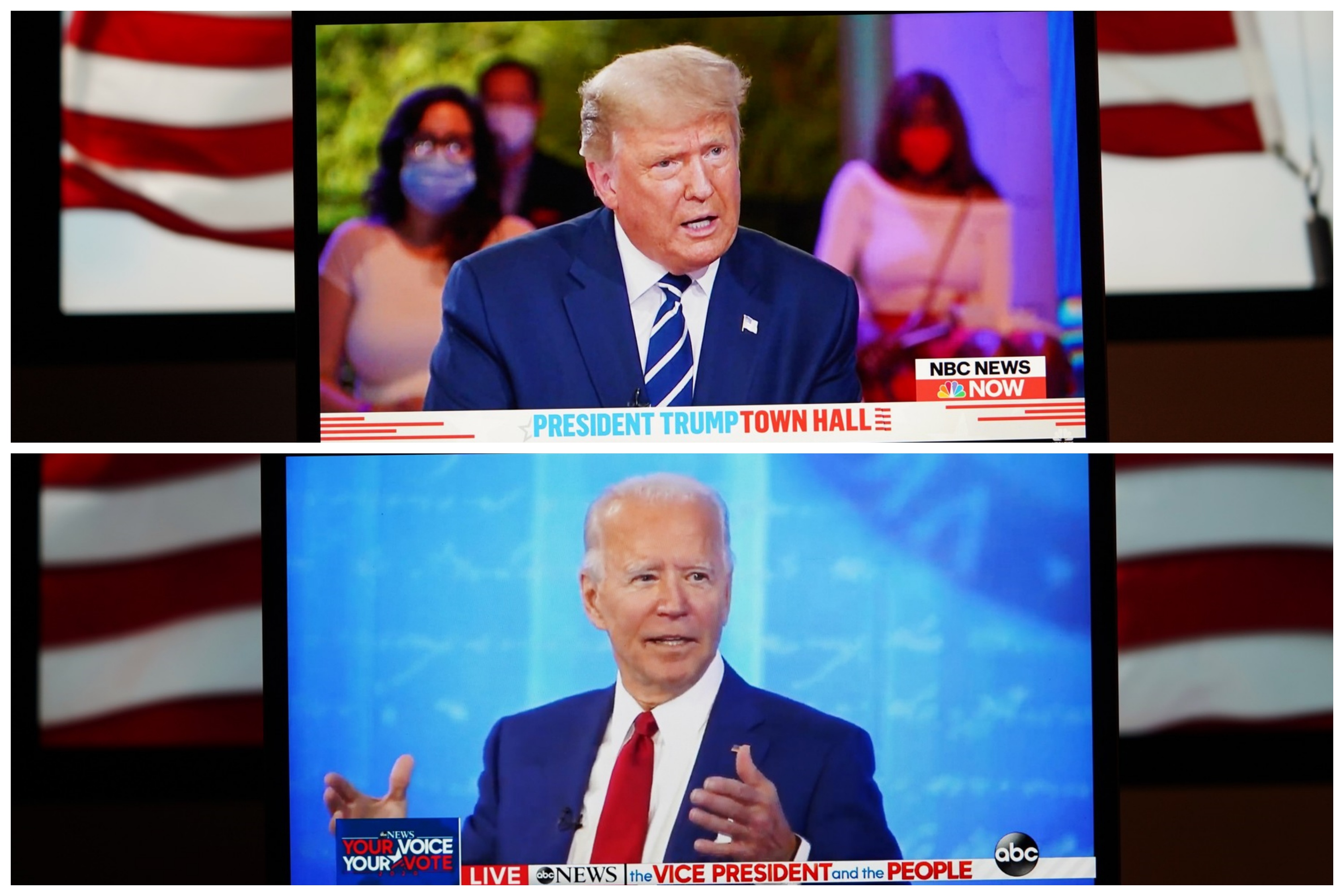 Donald Tramp, Džo Bajden, kombo Foto: Liu Jie / Xinhua News / Profimedia