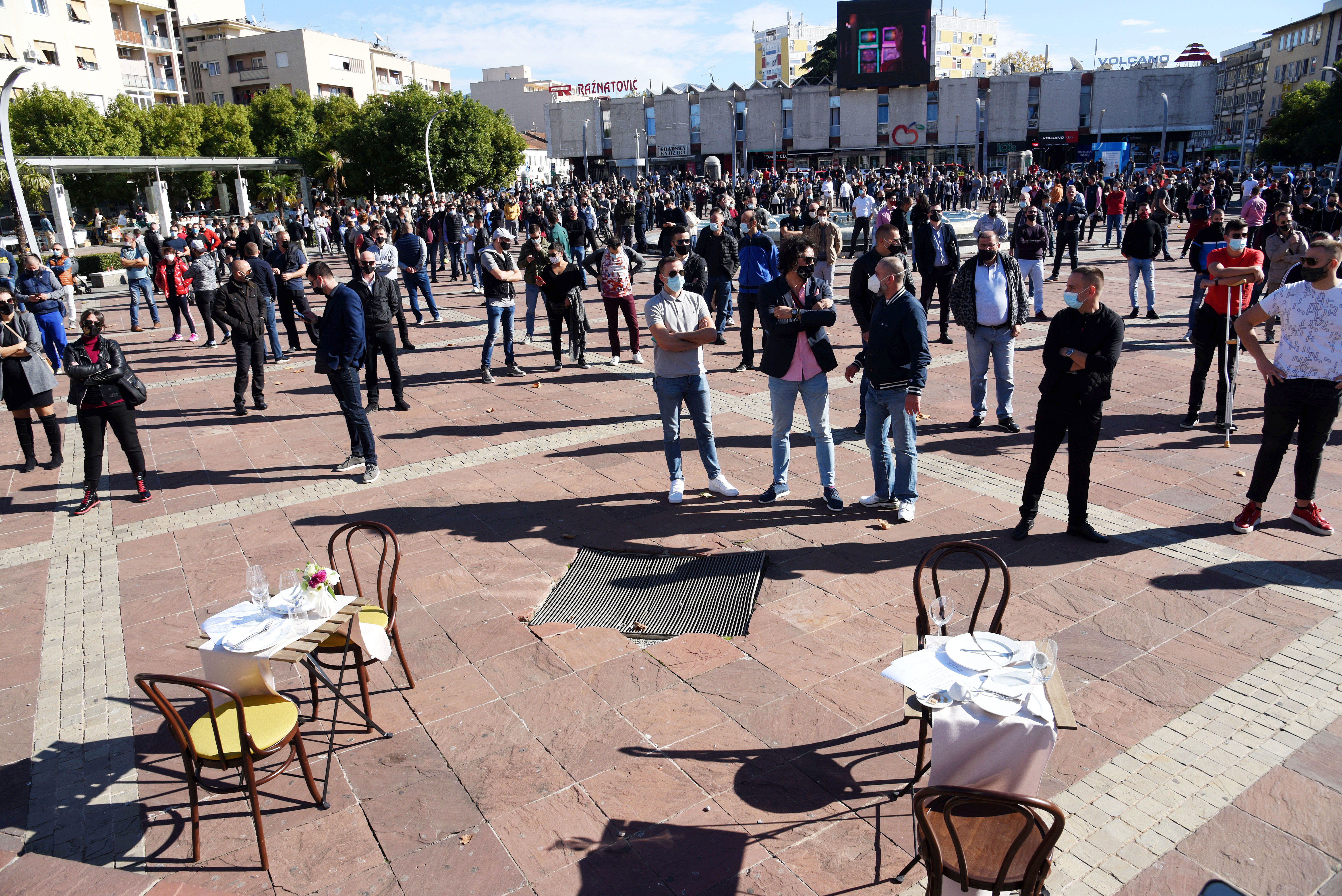 Protest in Podgorica