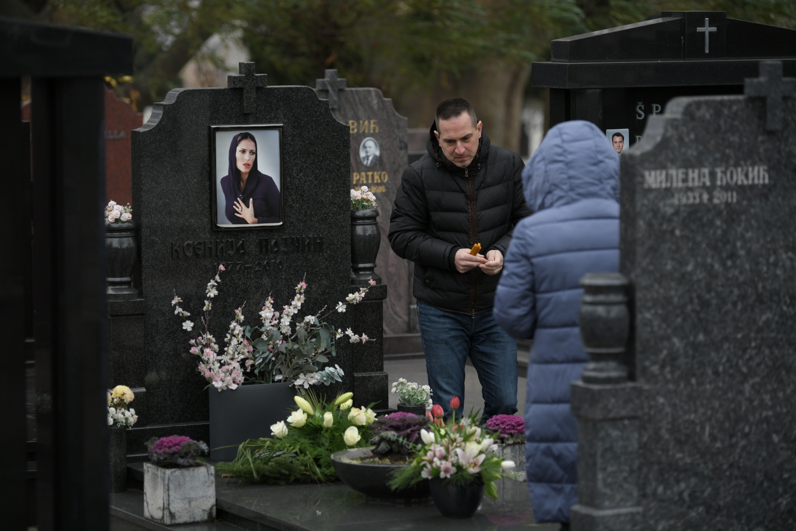 Beograd 03.12.2020. Ksenija Pajčin, pomen, groblje, obeležavanje rodjendana, rođendana, rodjendan, rođendan Foto: Dragan Mujan/Nova.rs
