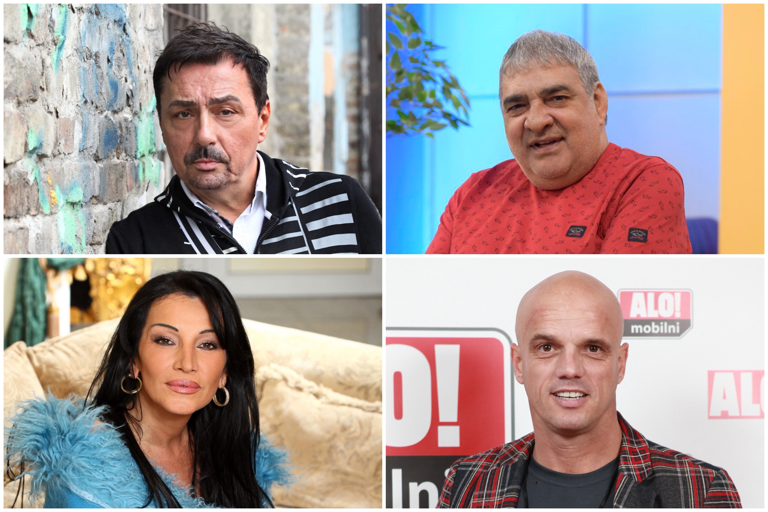 Keba, Ljuba Aličić, Goca Božinovska, Boban Rajović, kombo Foto: Arhiva