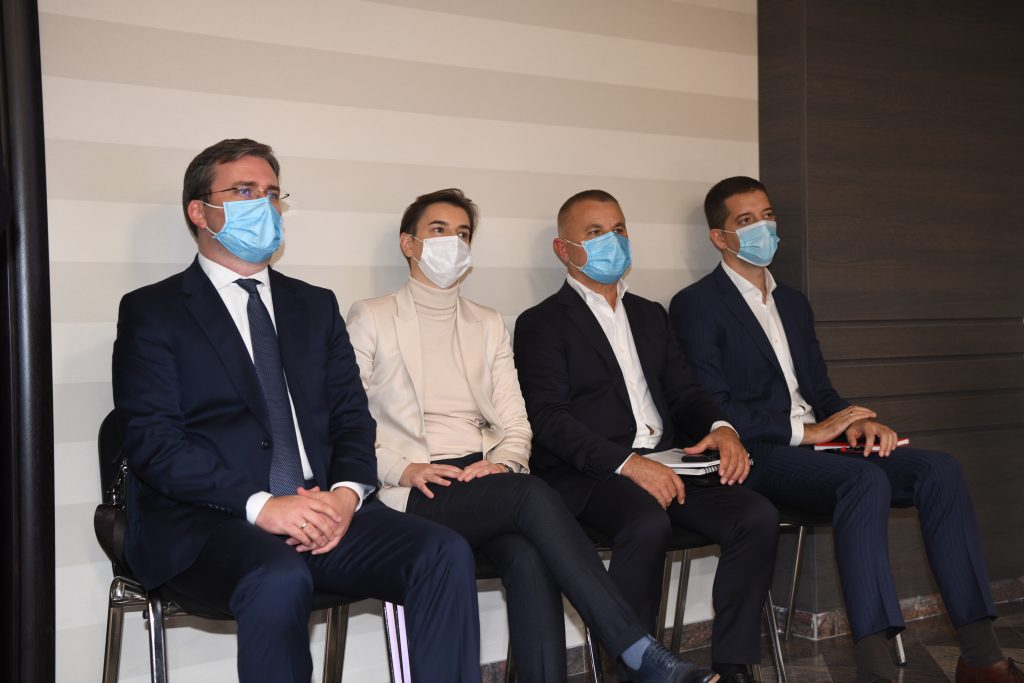 Beograd 20.10.2020. Nikola Selaković, Ana Brnabić, Marko Đurić, Predsedništvo, SNS, Srpska napredna stranka, sastanak, sednica, Pratite obraćanje predsednika Aleksandra Vučića Foto: Goran Srdanov/Nova.rs