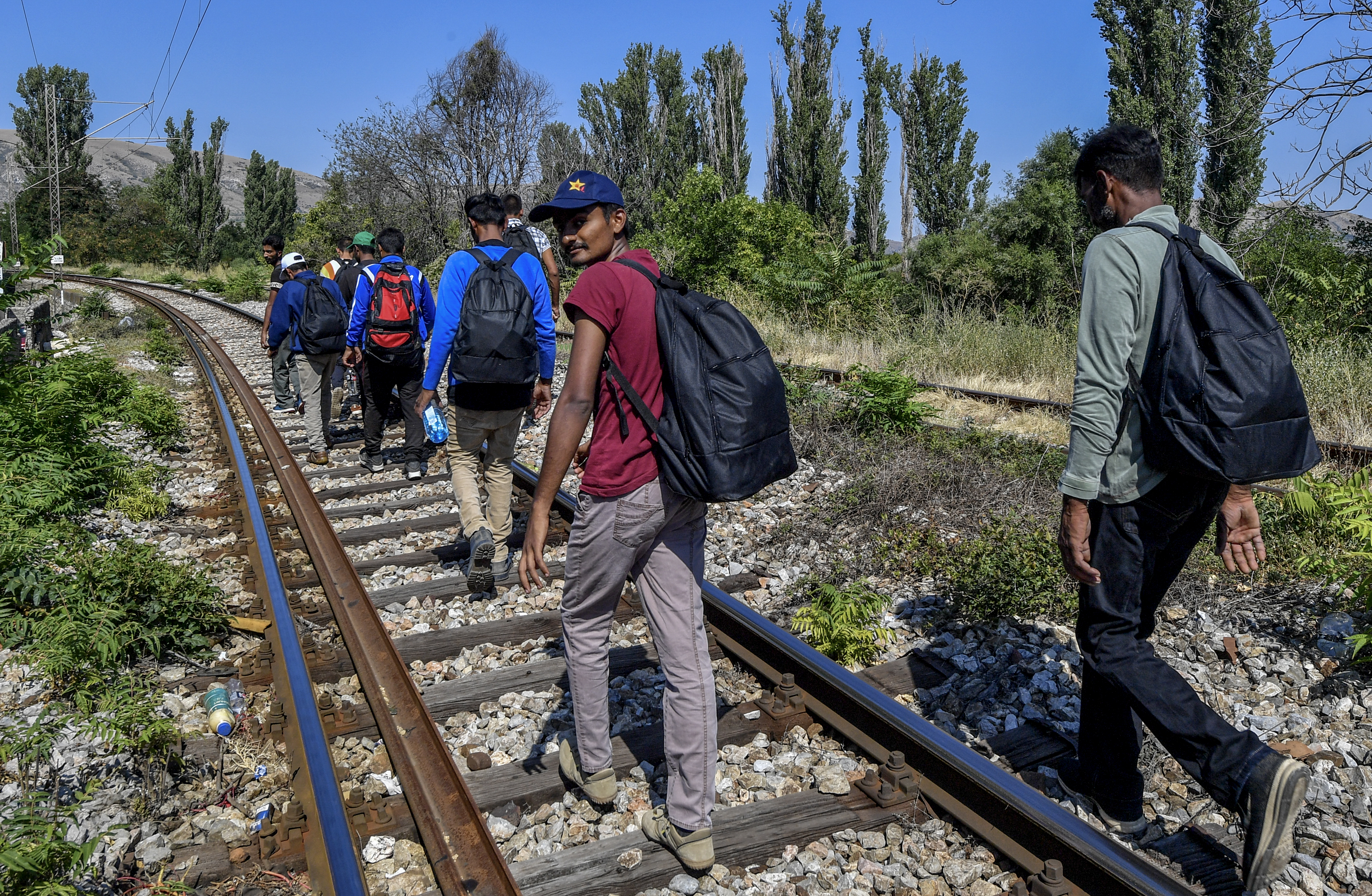 Migranti Makedonija Foto:EPA/GEORGI LICOVSKI