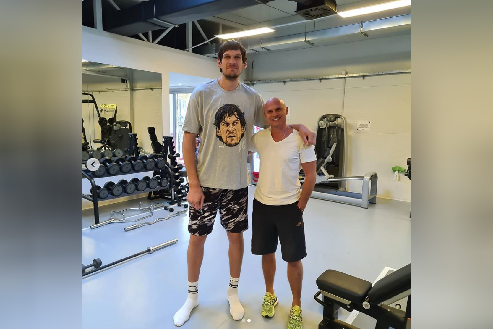 Boban Marjanović, Aleksandar Milić Mili Foto: Instagram/miligramofficial
