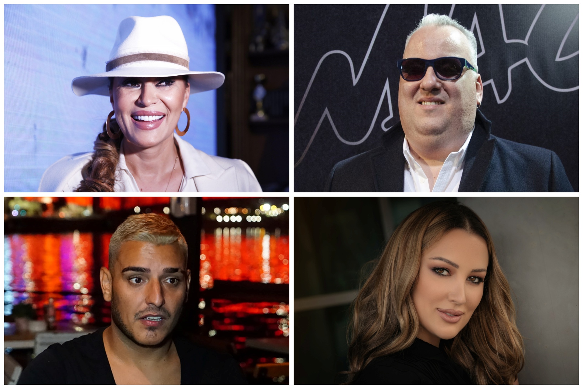 Ceca, Dejan Matić, Darko Lazić, Aleksandra Prijović