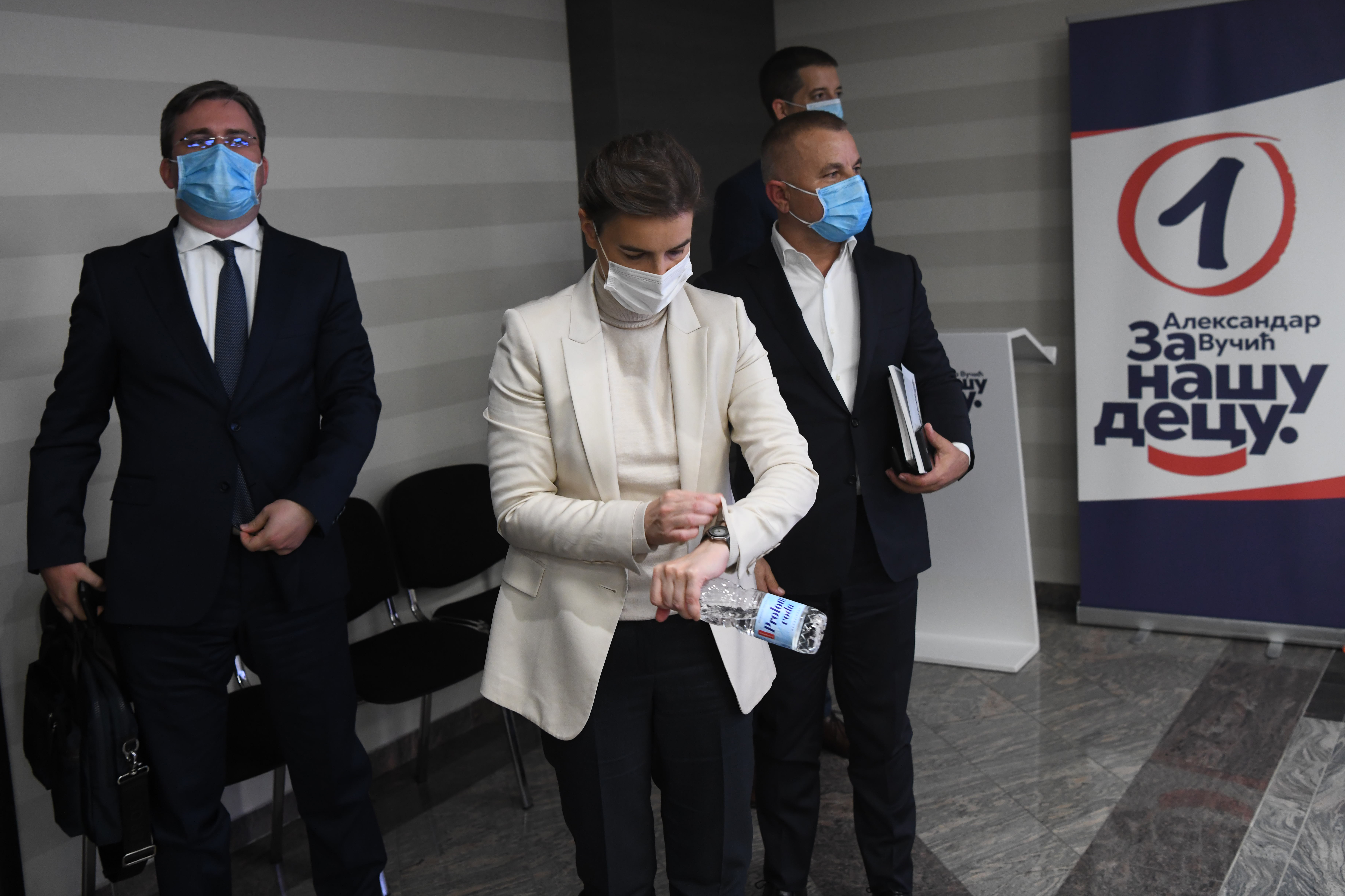 Beograd 20.10.2020. Ana Brnabić, Predsedništvo, SNS, Srpska napredna stranka, sastanak, sednica, Pratite obraćanje predsednika Aleksandra Vučića Foto: Goran Srdanov/Nova.rs
