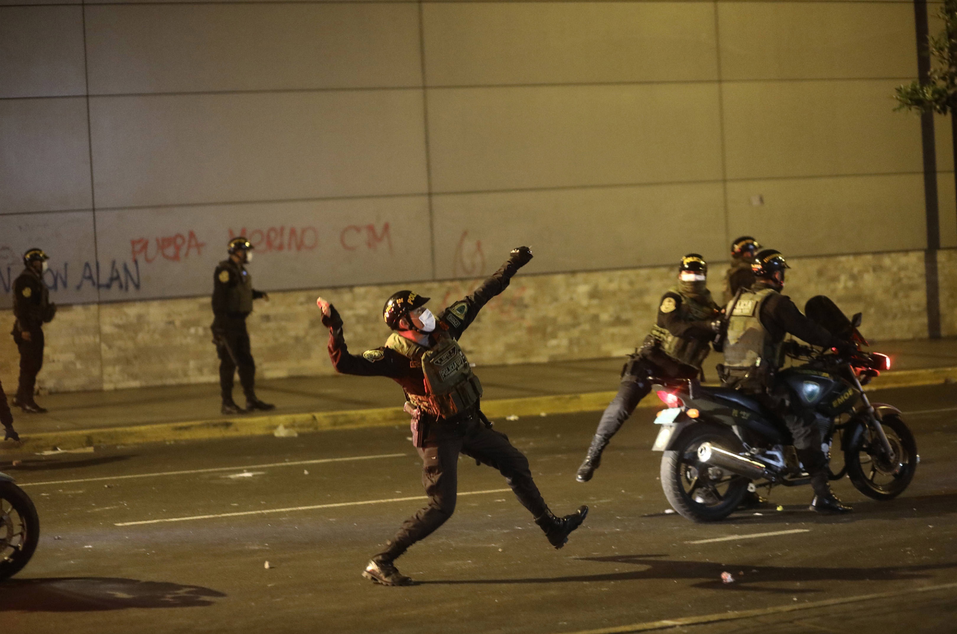 New protests against President Manuel Merino in Lima