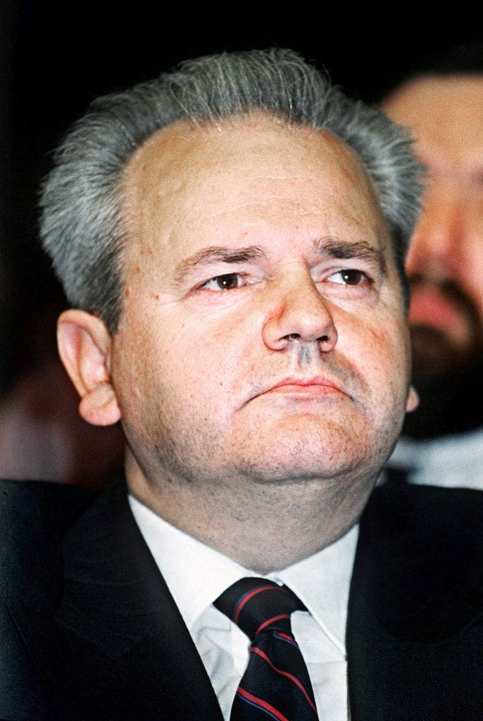Serbian President Slobodan Milosevic takes part in the 2nd Congress of the Serbian Socialist Party held in Belgrade, Yugoslavia, 24 October 1994. EPA/MAJA ILIC