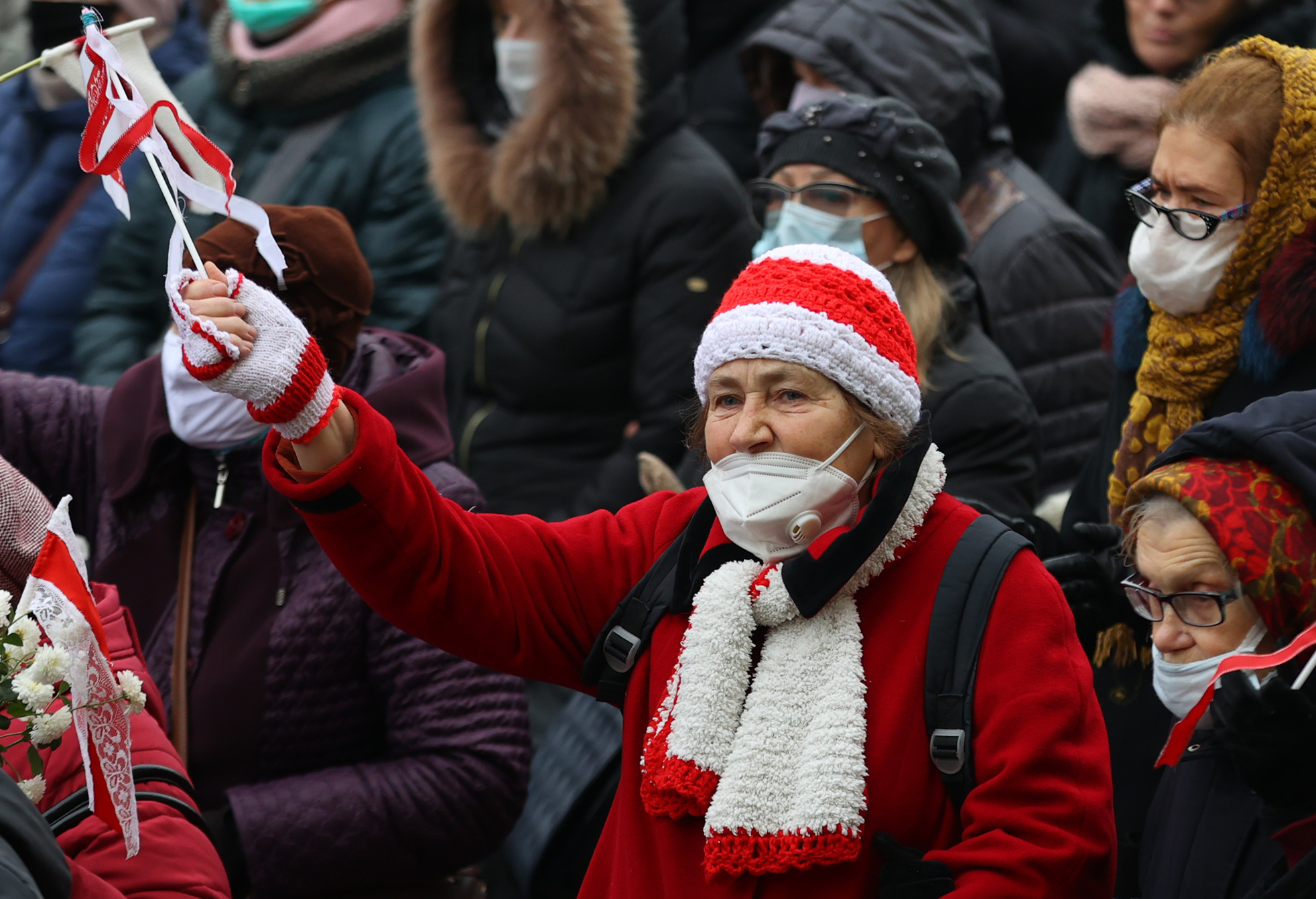 Pensioners' protest in Minsk