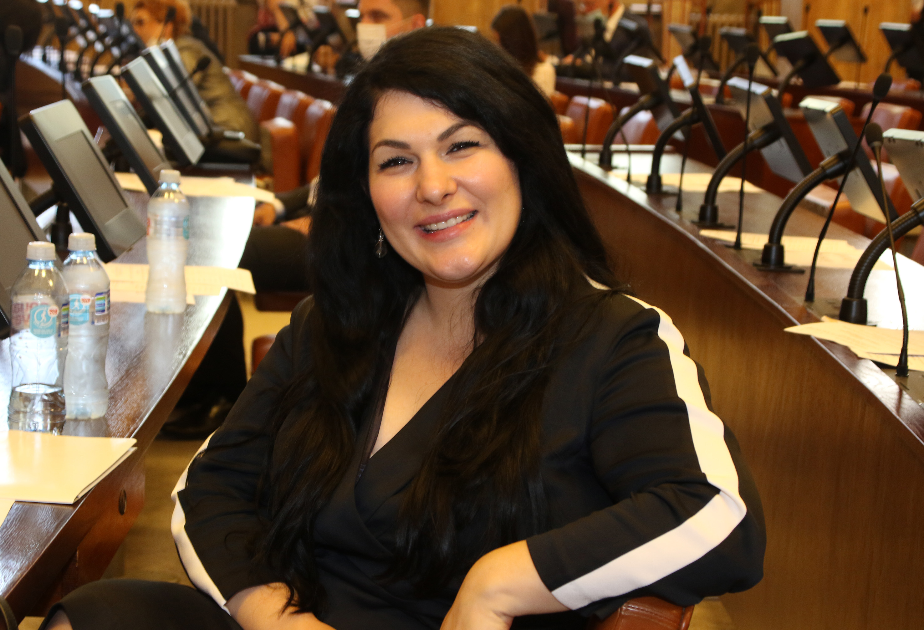 Novi Sad, 21. avgusta 2020 - Kandidat SNS Jelena Marinkovic  Radomirovic izabrana je za novu predsednicu Skupstine Grada Novog Sada. FOTO TANJUG/ JAROSLAV PAP/bs