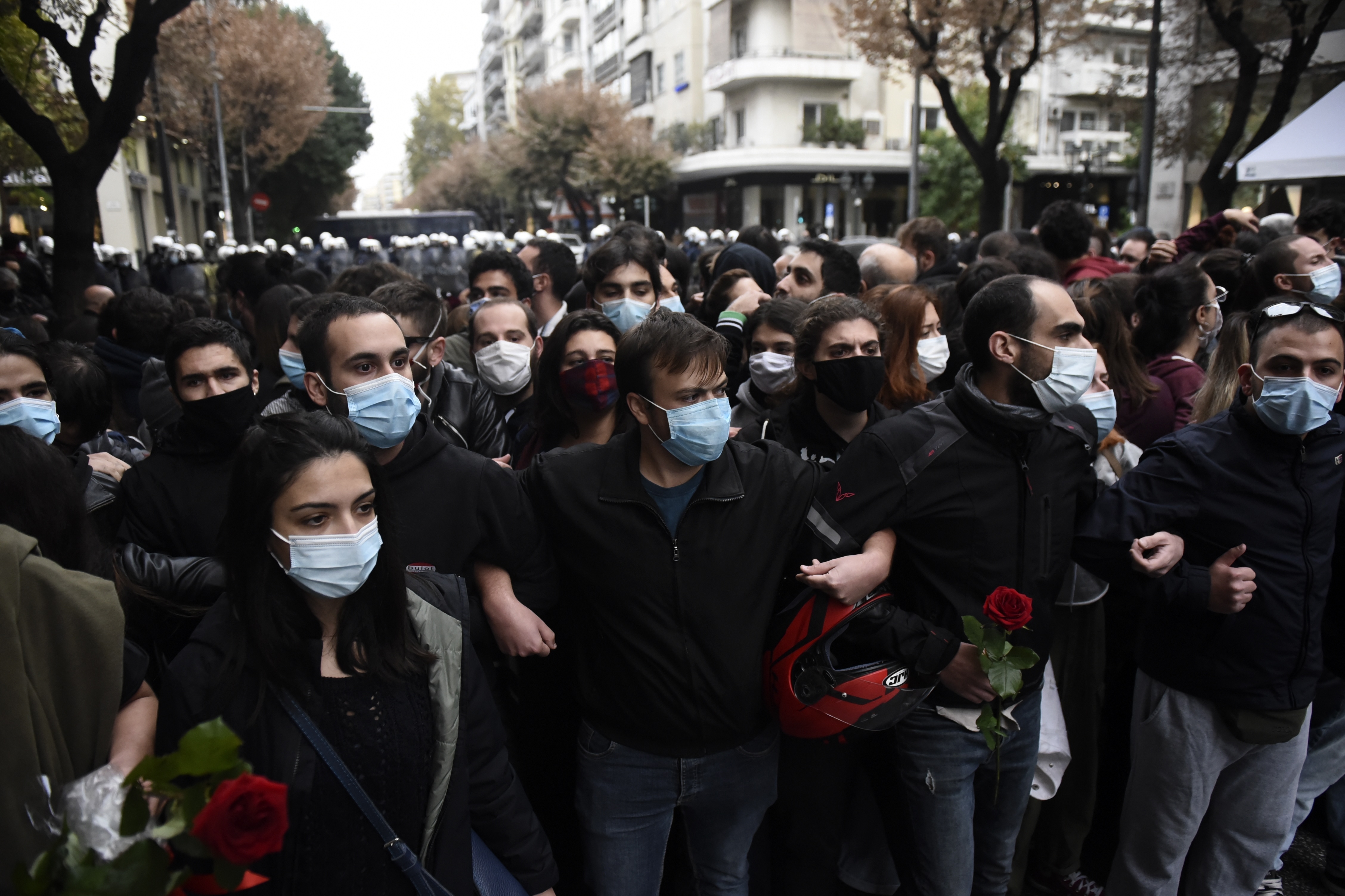 Grcka sukob protest  Greece Uprising Anniversary