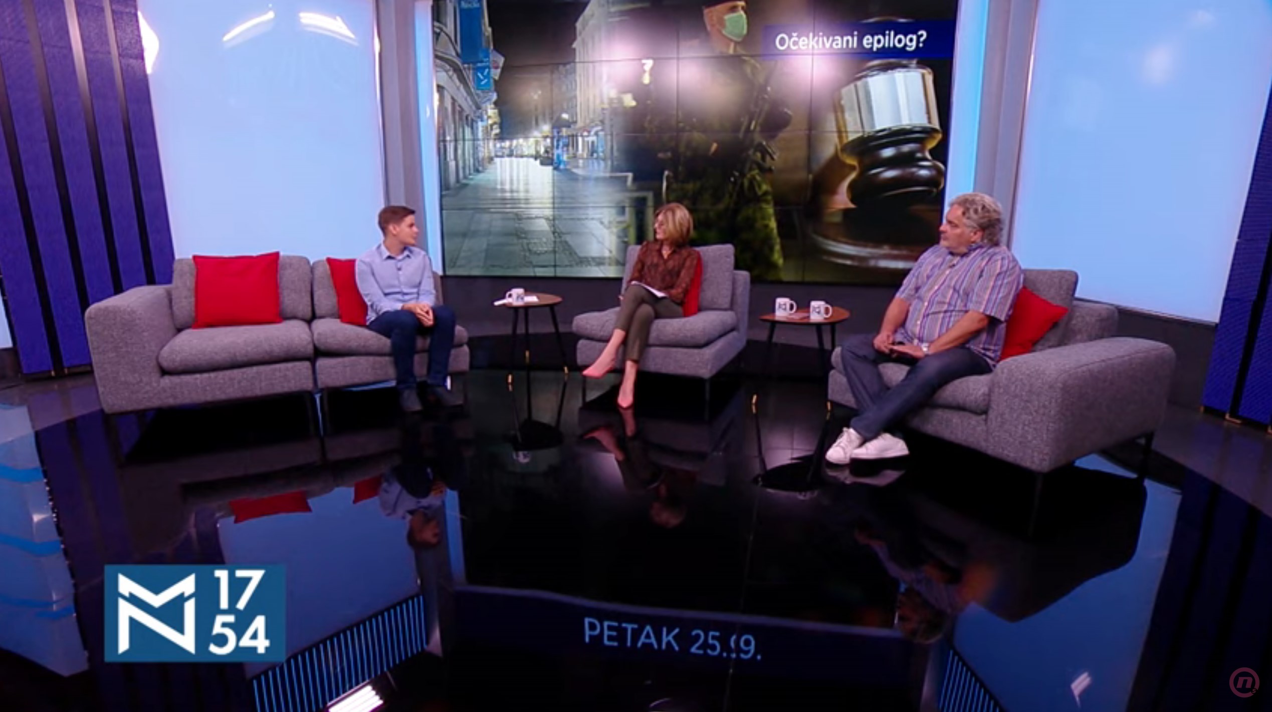 Vladimir Gajić, Vladica Ilić, emisija Među nama, Medju nama Foto: NOVA S