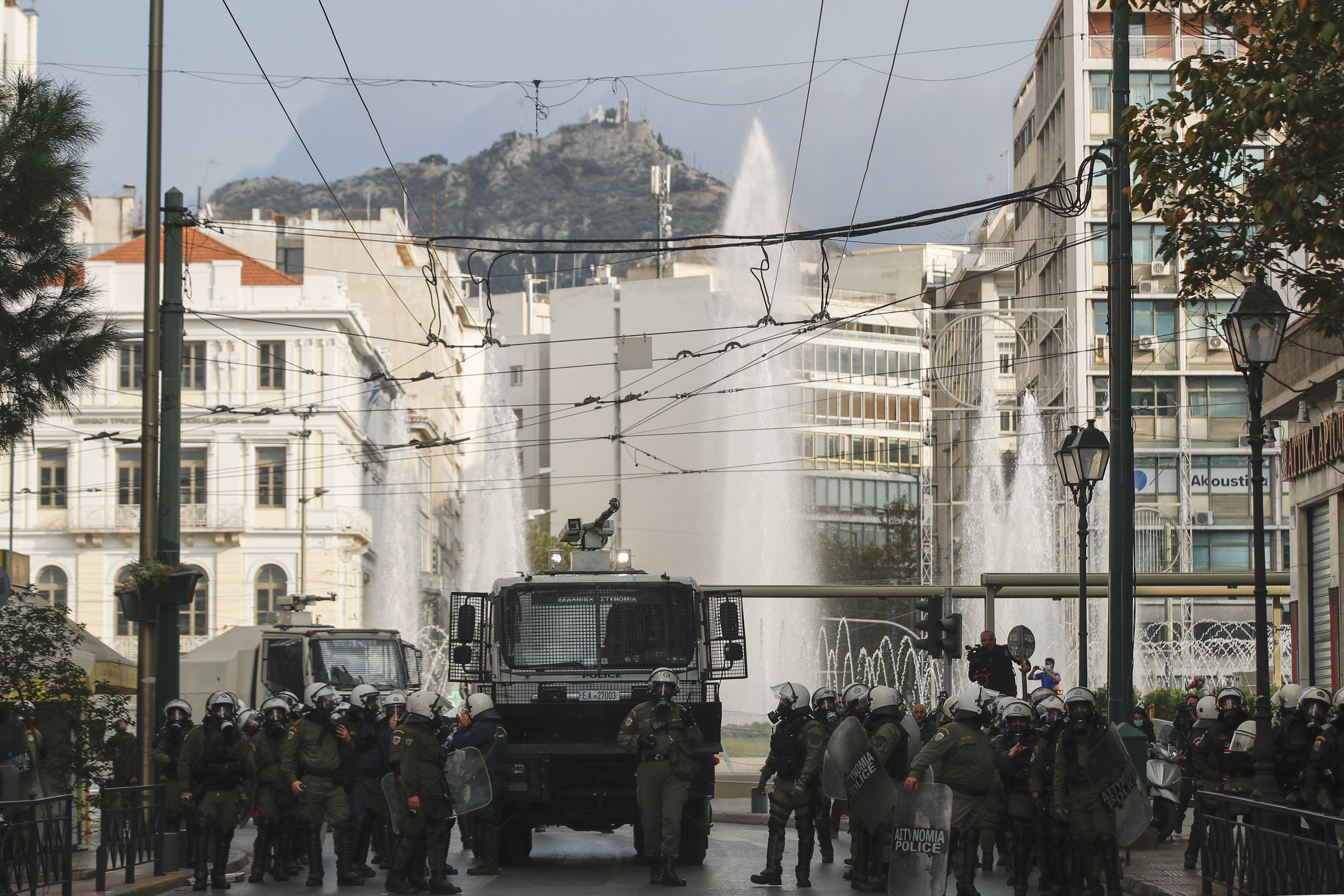 Grcka sukob protest  APTOPIX Greece Uprising Anniversary