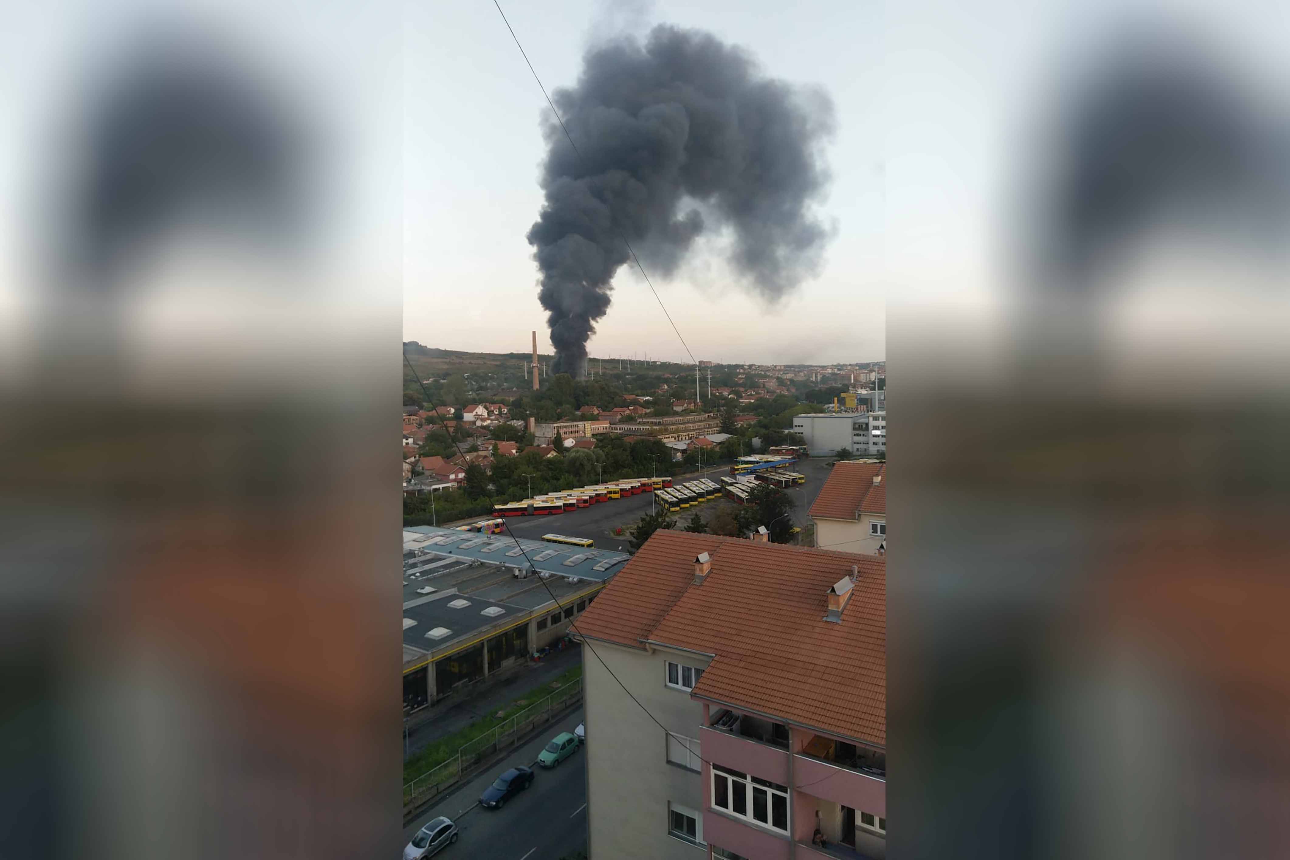 Beograd, 08.09.2020. Požar, dim