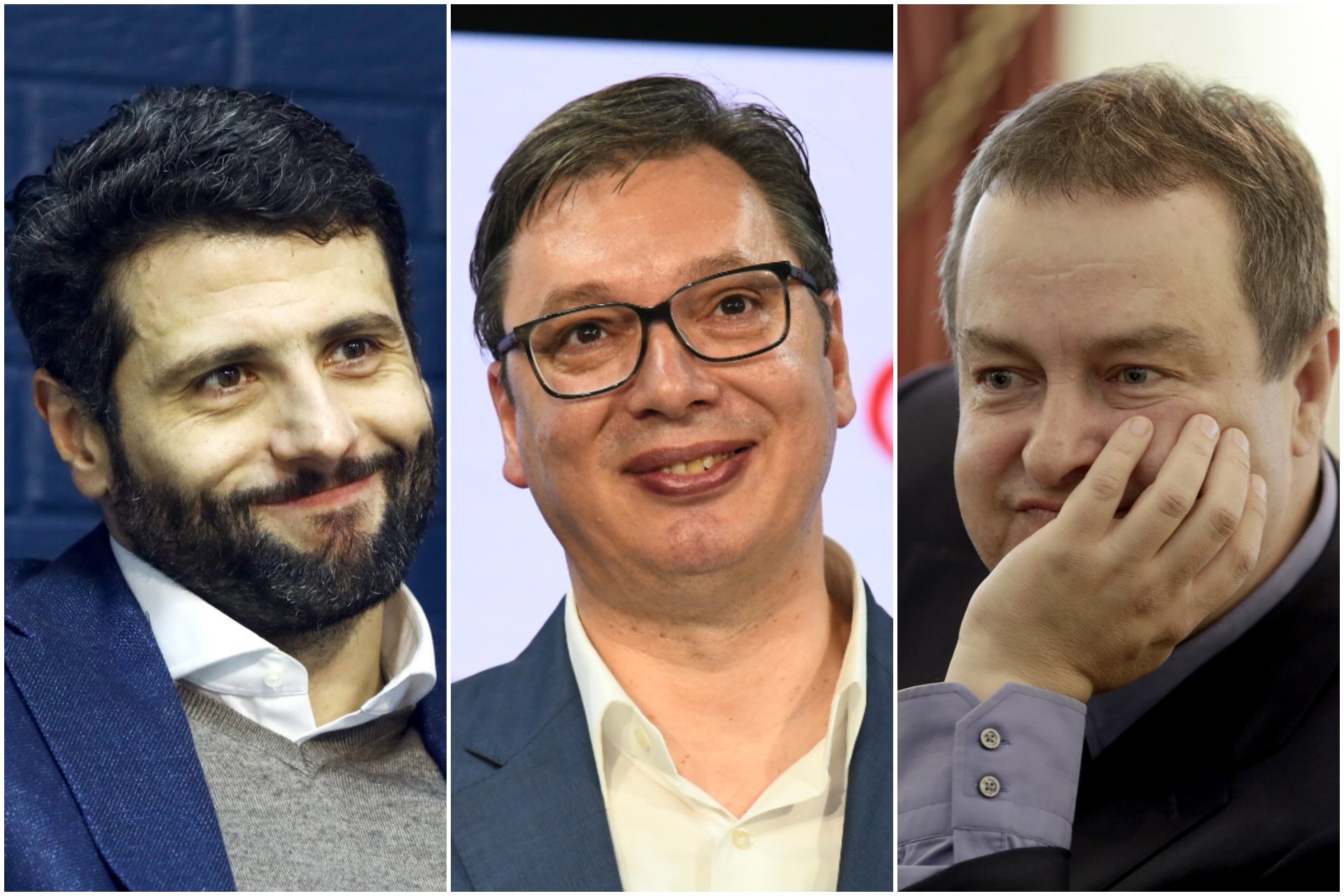 Šapić, Vučić, Dačić