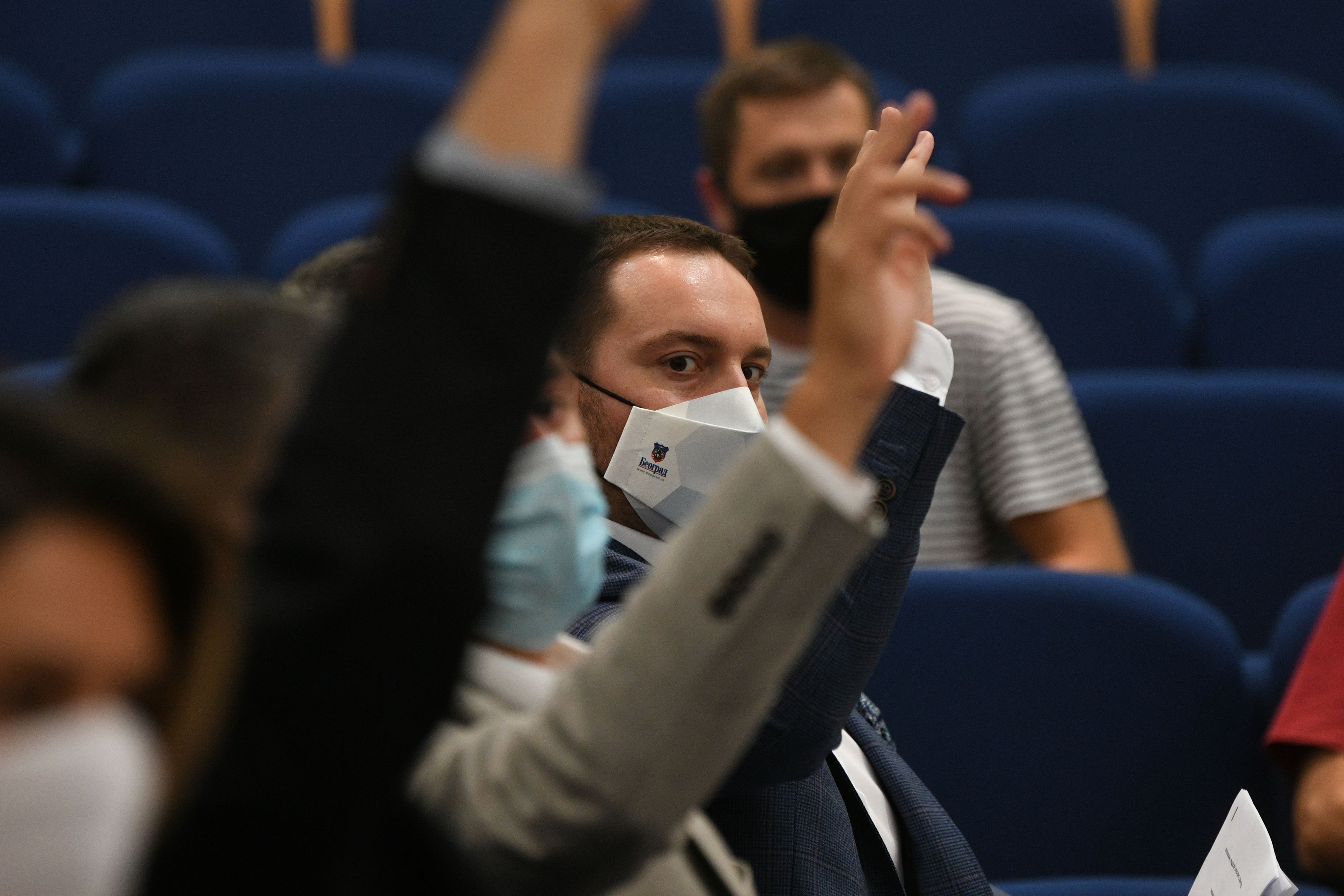 Beograd 24. avgust 2020. Opstina Stari grad, glasanje za predsednika opstine Foto:Filip Krainčanić/Nova.rs