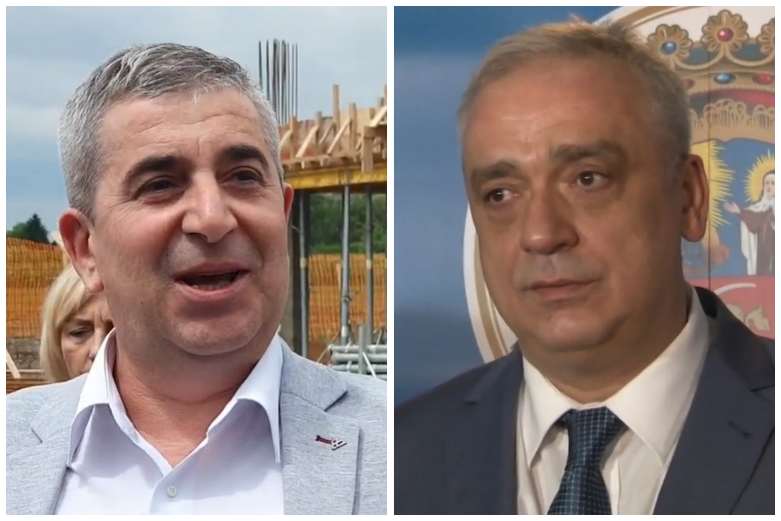 Bogdan Laban, Stevan Bakić, stari i novi gradonačelnik Subotice Foto: Printscreen/YouTube/Nikola Tumbas/TV Subotica