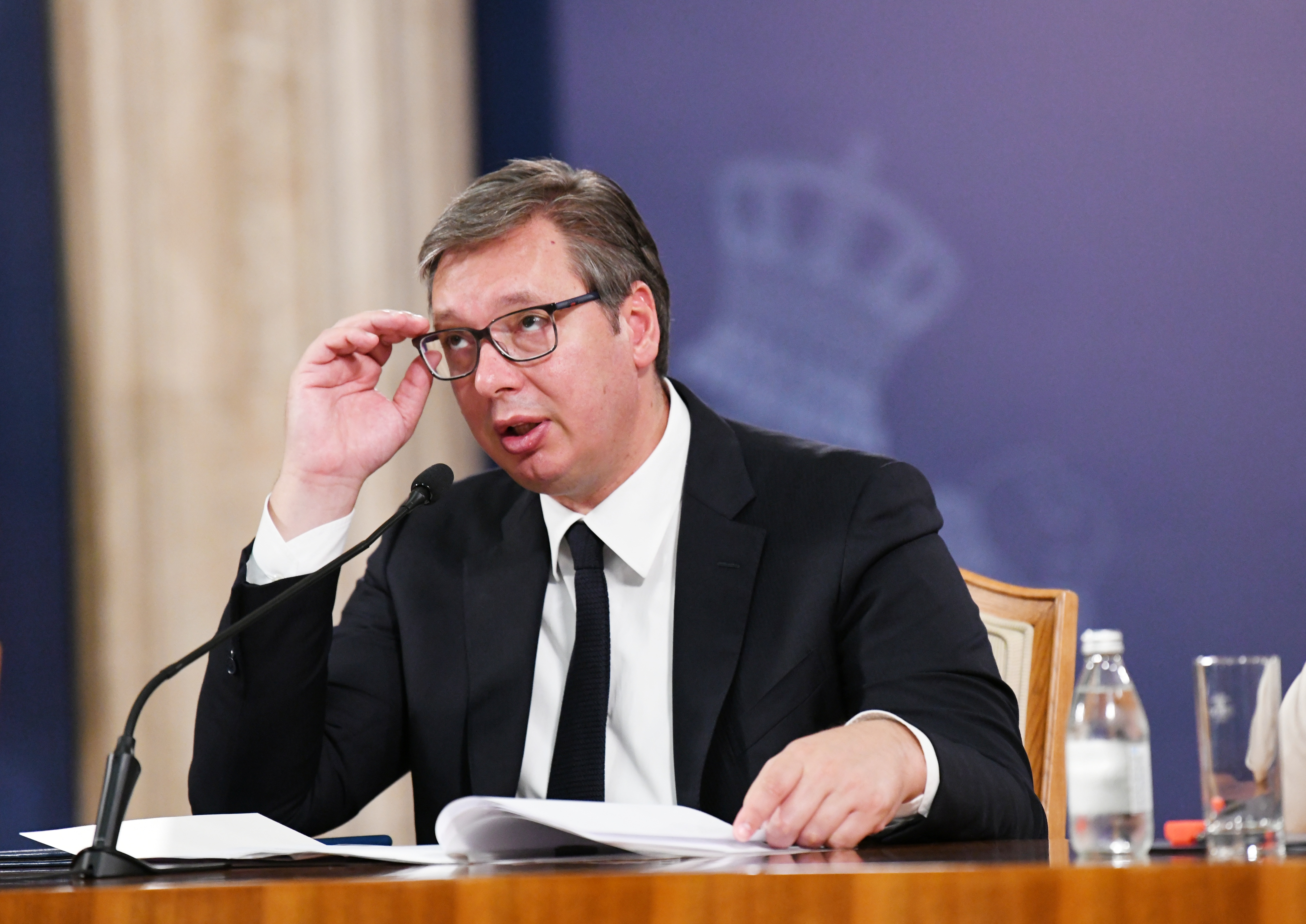 Beograd 26.08.2020. Aleksandar Vučić. Sastanak, susret Aleksandra Vučića i Milorada Dodika u Beogradu Foto: Vesna Lalić/Nova.rs