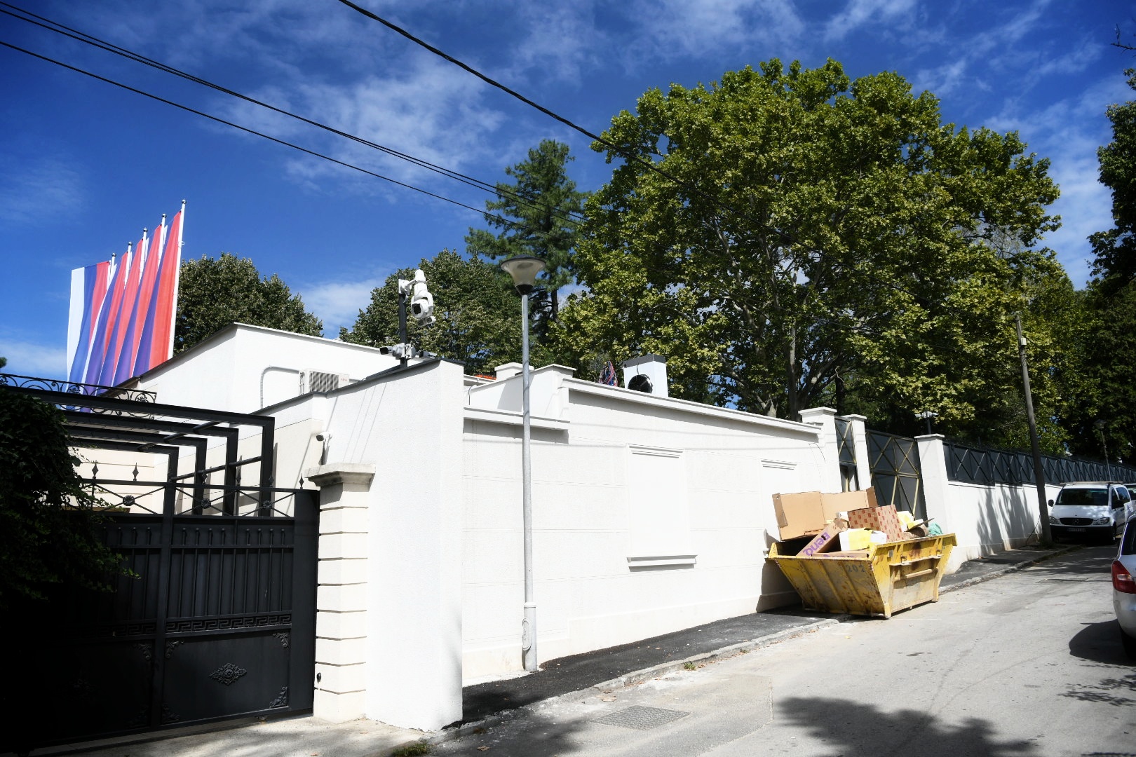 Beograd 27.08.2020. Drugi dan. Vila, kuća u kojoj je živela Jovanka Broz, renoviranje, renovirana, Dedinje Foto: Vesna Lalić/Nova.rs