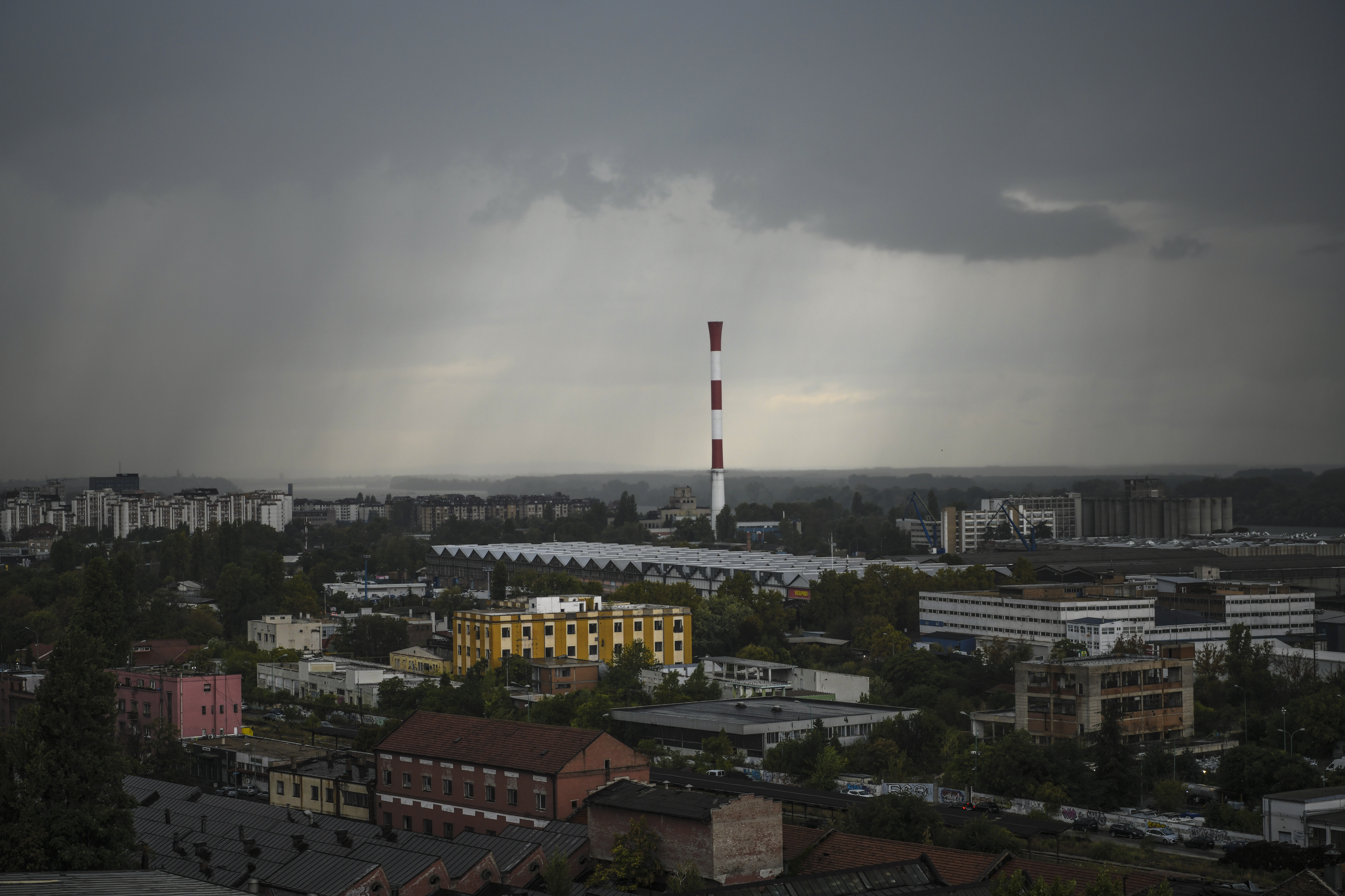 Beograd 28.09.2020. Kisa, nevreme, oluja, jesen