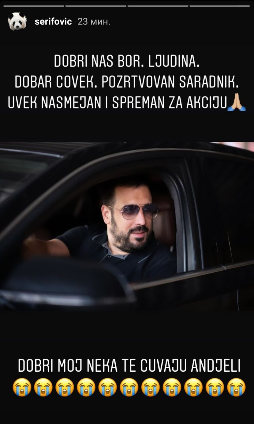 Bor Lalević Foto: Instagram/serifovic