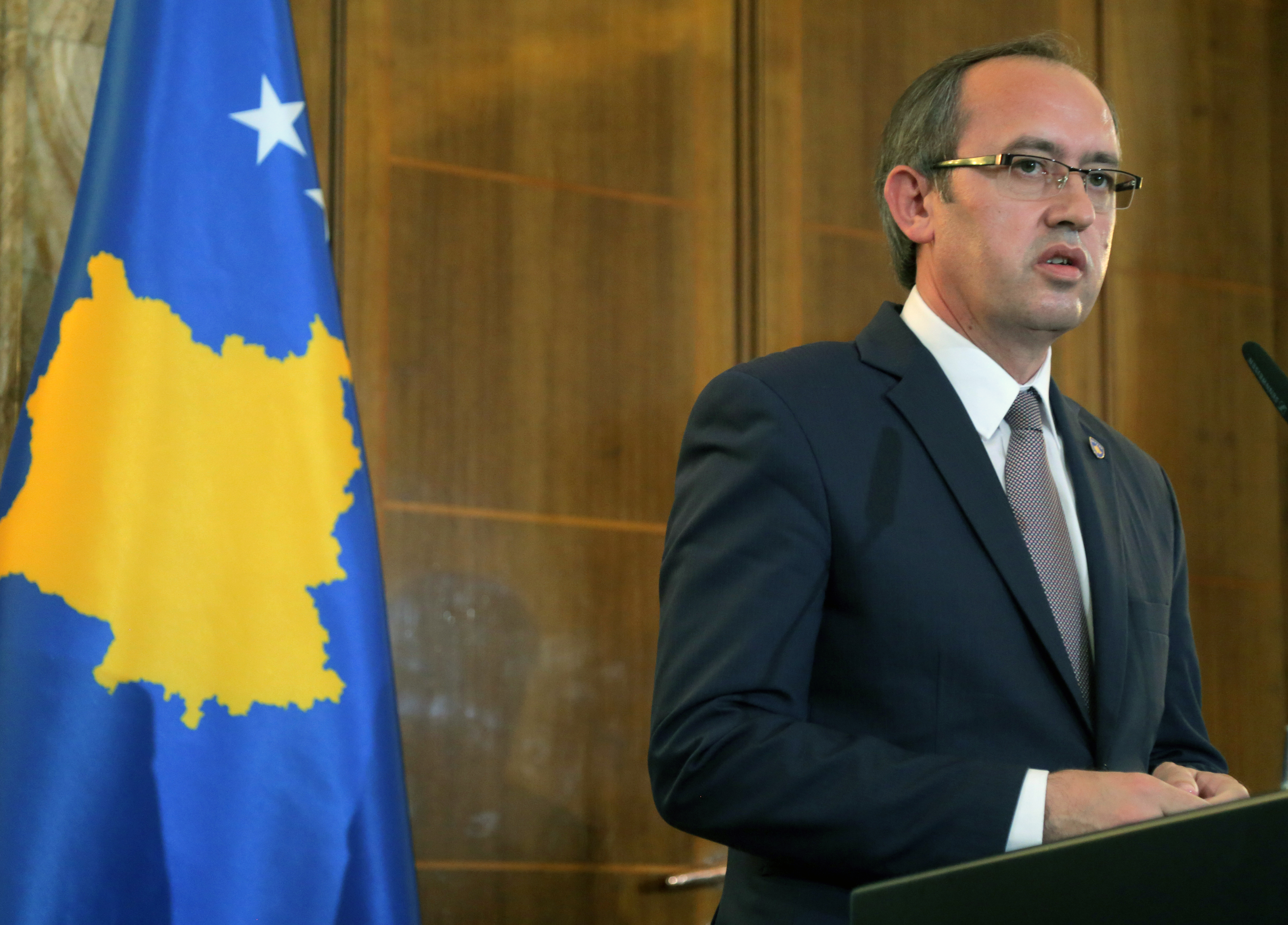 Kosovo's new Prime Minister Hoti visits Albania