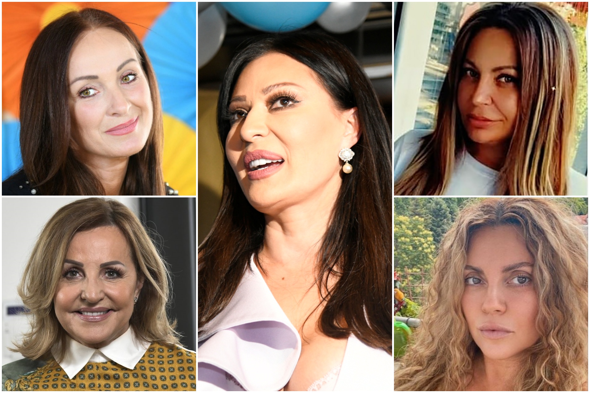 Slađa Delibašić, Ana Bekuta, Ceca Ražnatović
Stoja Novaković, Indira Radić