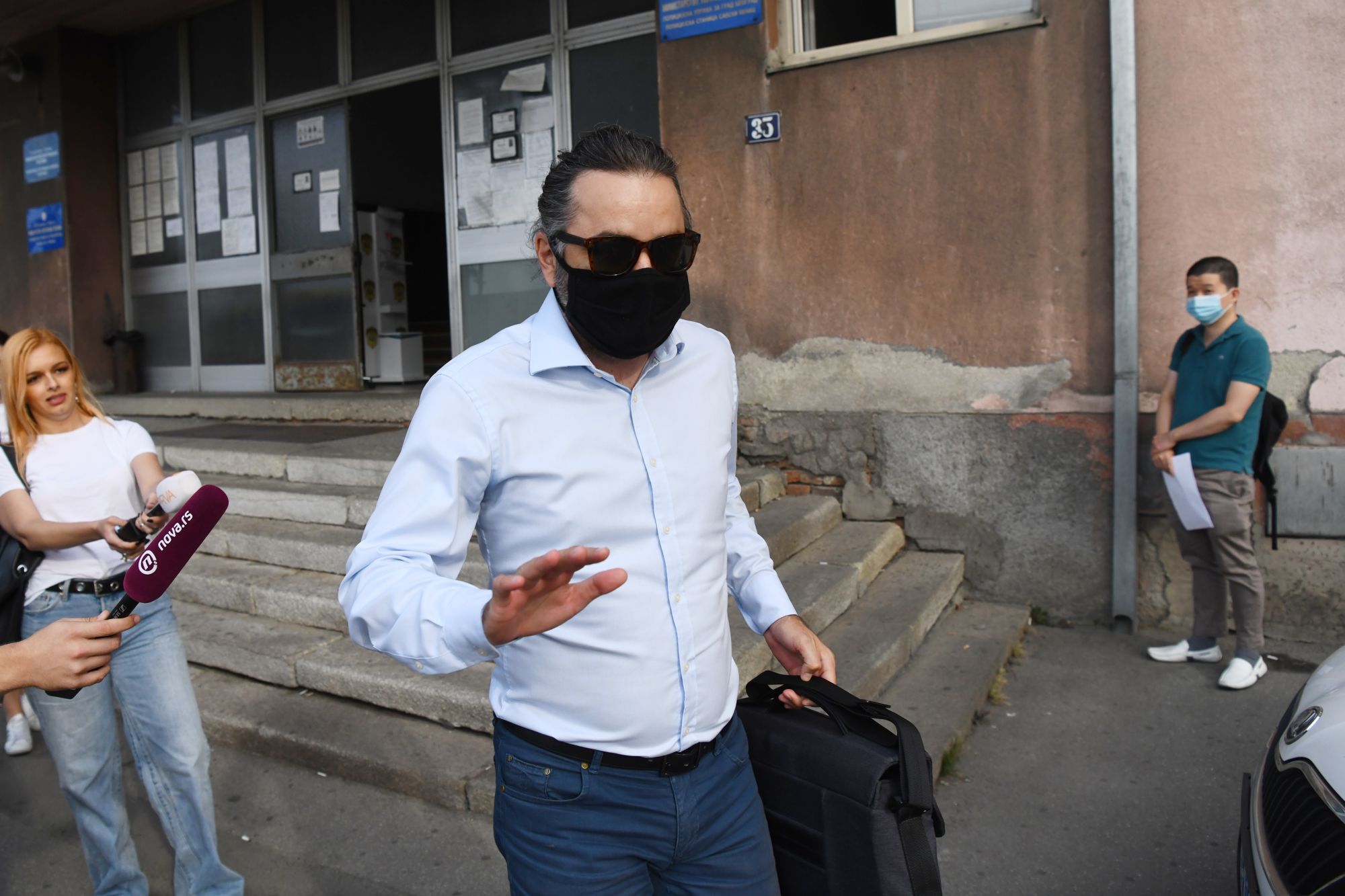 Beograd 18.09.2020. Saslušanje Miladin Kovačević, policija, policijska stanica Foto: Goran Srdanov/Nova.rs