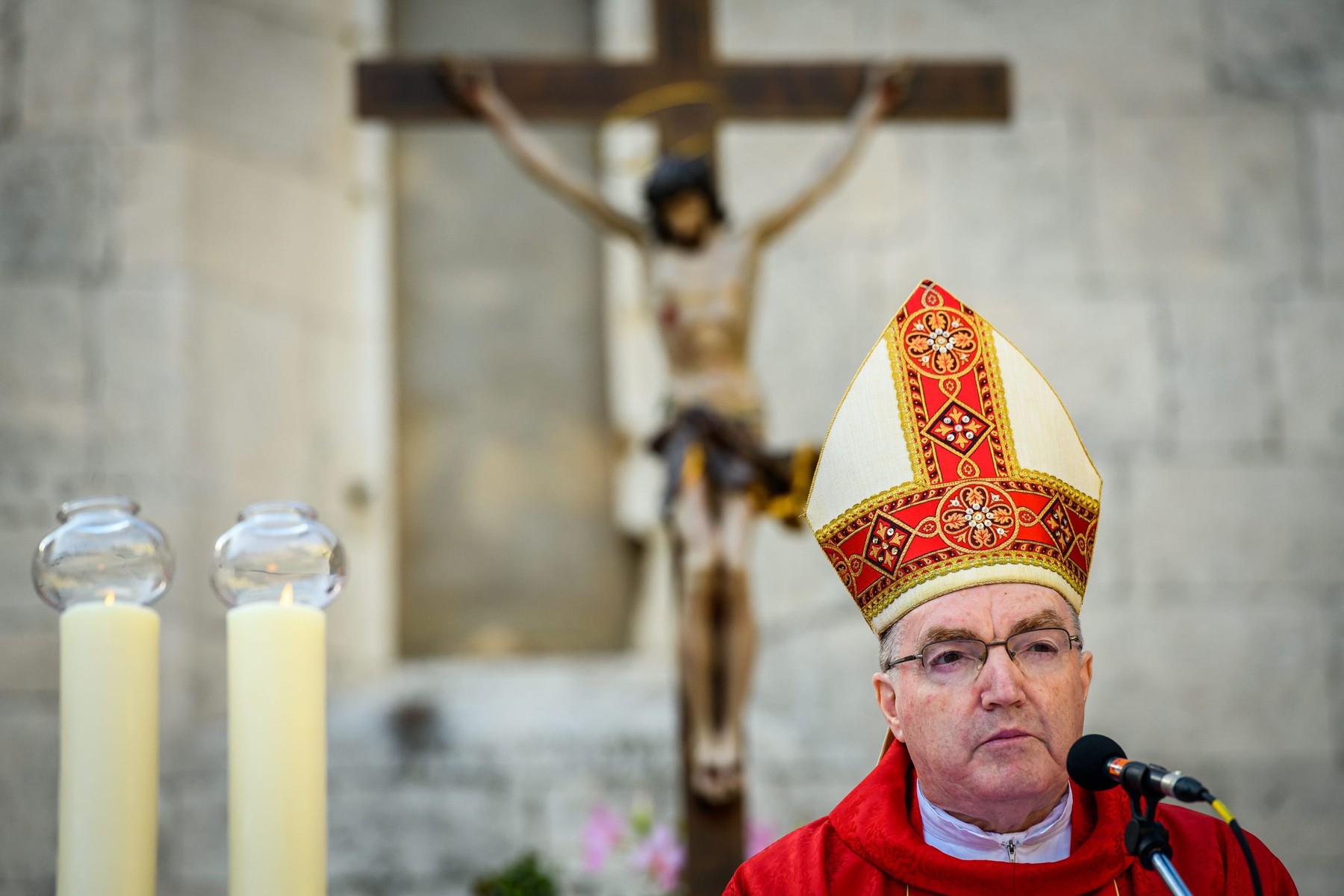Sibenik, 14.11.2020 - Cardinal Josip Bozanic led the Mass of the Feast of St. Nicholas Tavelic