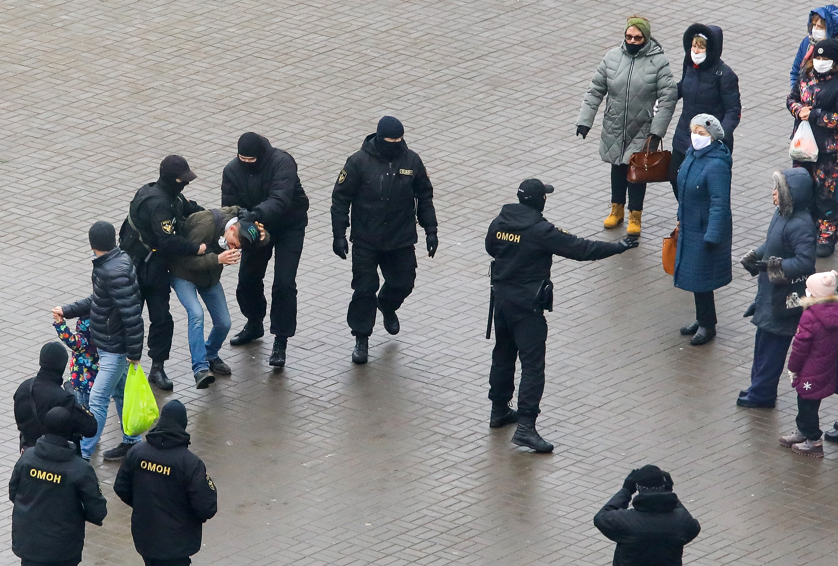 Rally against government and President Lukashenko in Minsk