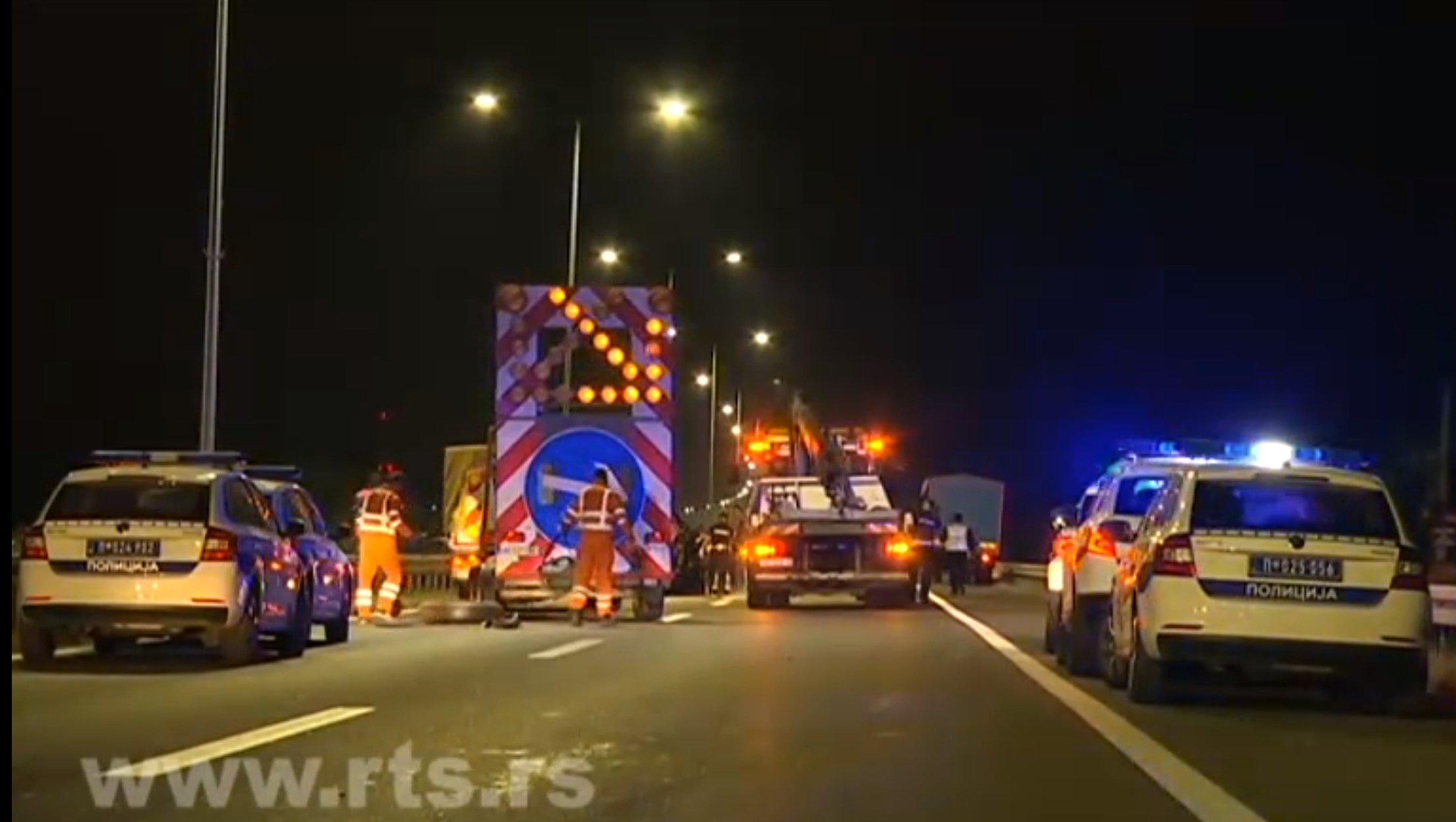 Udes na autoputu Beograd-Zagreb