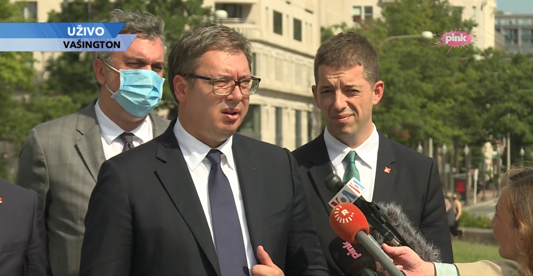 Aleksandar Vučić, Vašington Foto: Printscreen/Pink