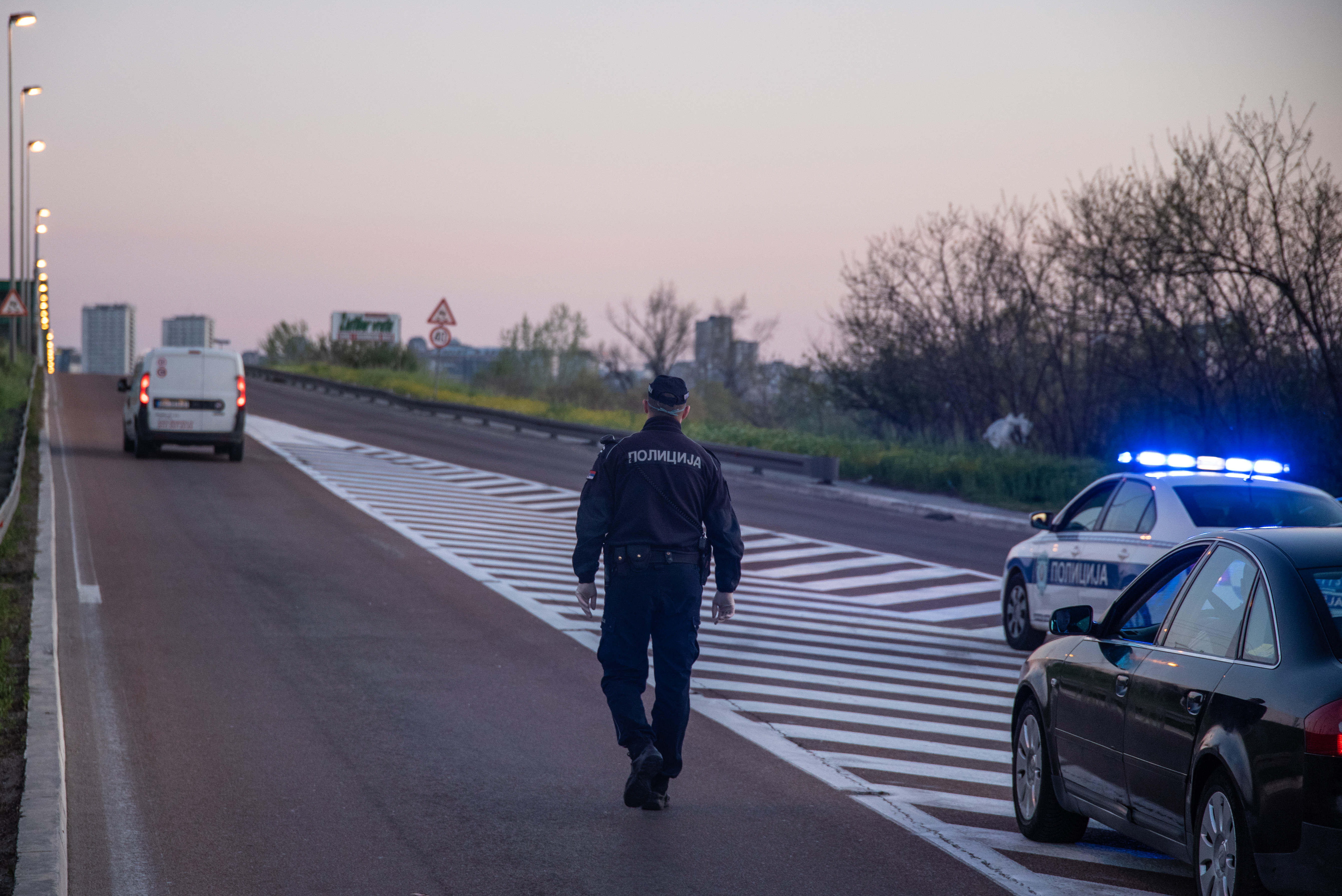 Beograd 16.04.2020. vanredno stanje, policijski čas, koronavirus, policija Foto: Dragan Mujan/Nova.rs
