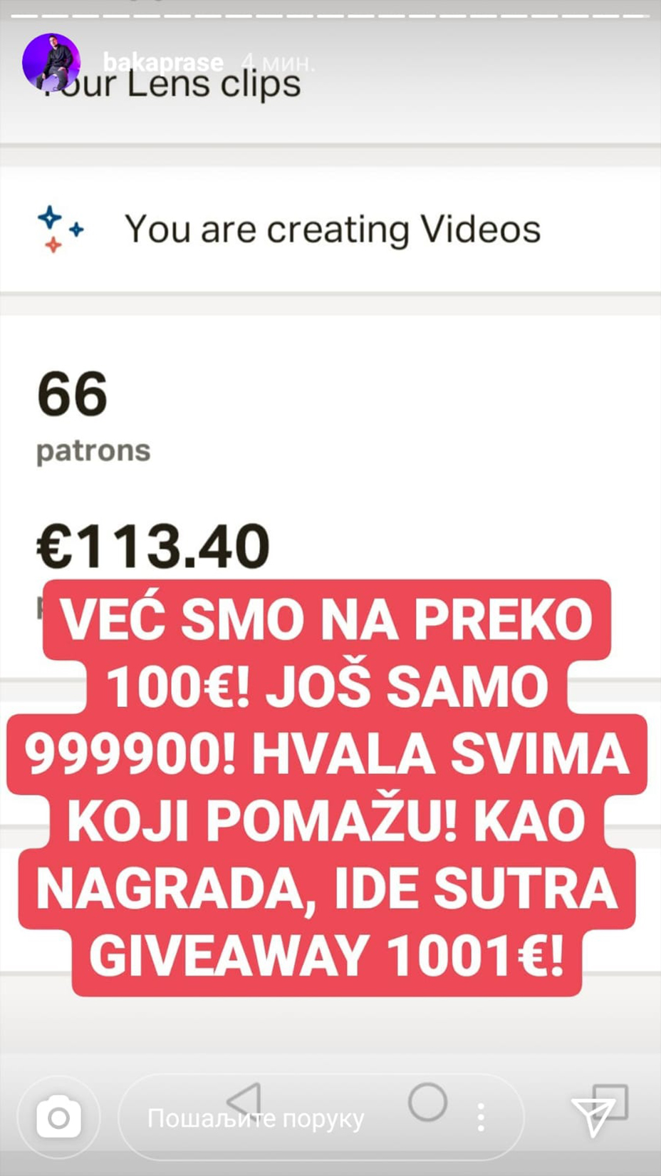 Baka Prase Foto: Instagram/bakaprase