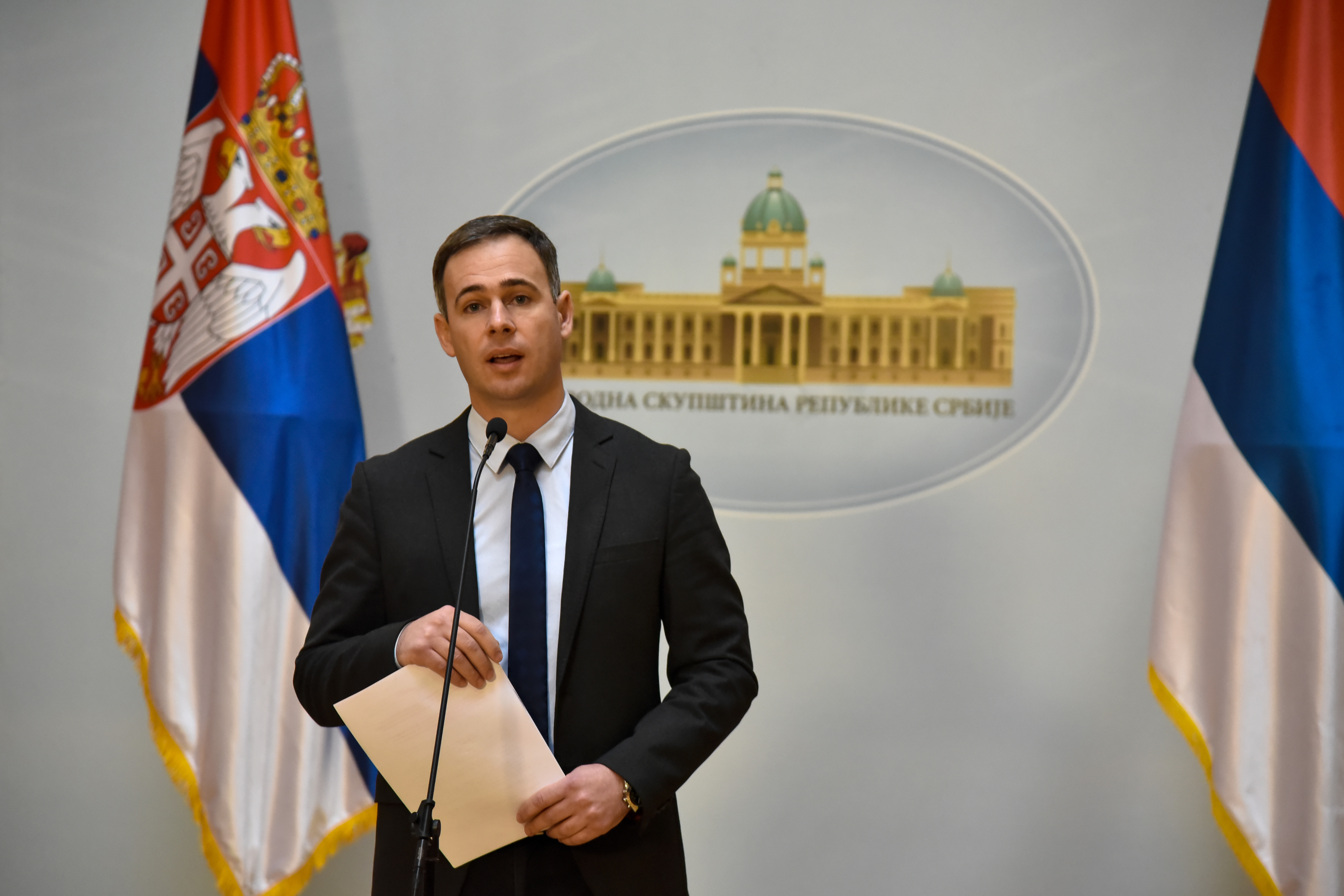 Beograd 06.02.2020

Skupstina srbije, medija centar
Miroslav Aleksic, potpredsednik narodne stranke

FOTO: Nemanja Jovanovic / Nova.rs