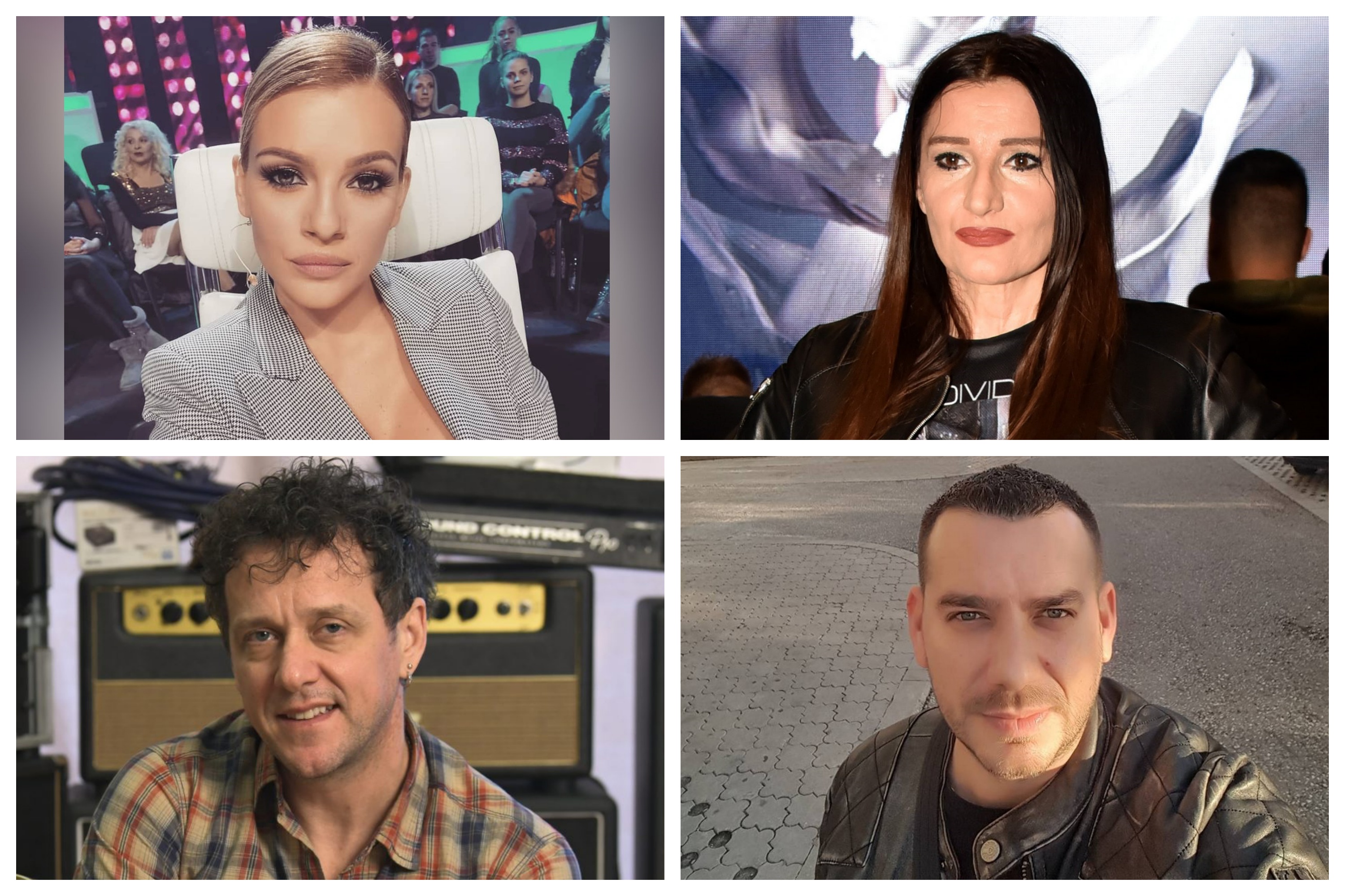 Jelena Kostov, Mira Škorić, Dženan Lončarević, Pedja Medenica, Peđa Medenica Foto: instagram/kostovjelena/medenica_pedja/Arhiva