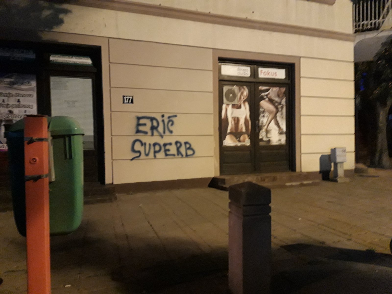 grafiti Eric poslao Marko Radonjic