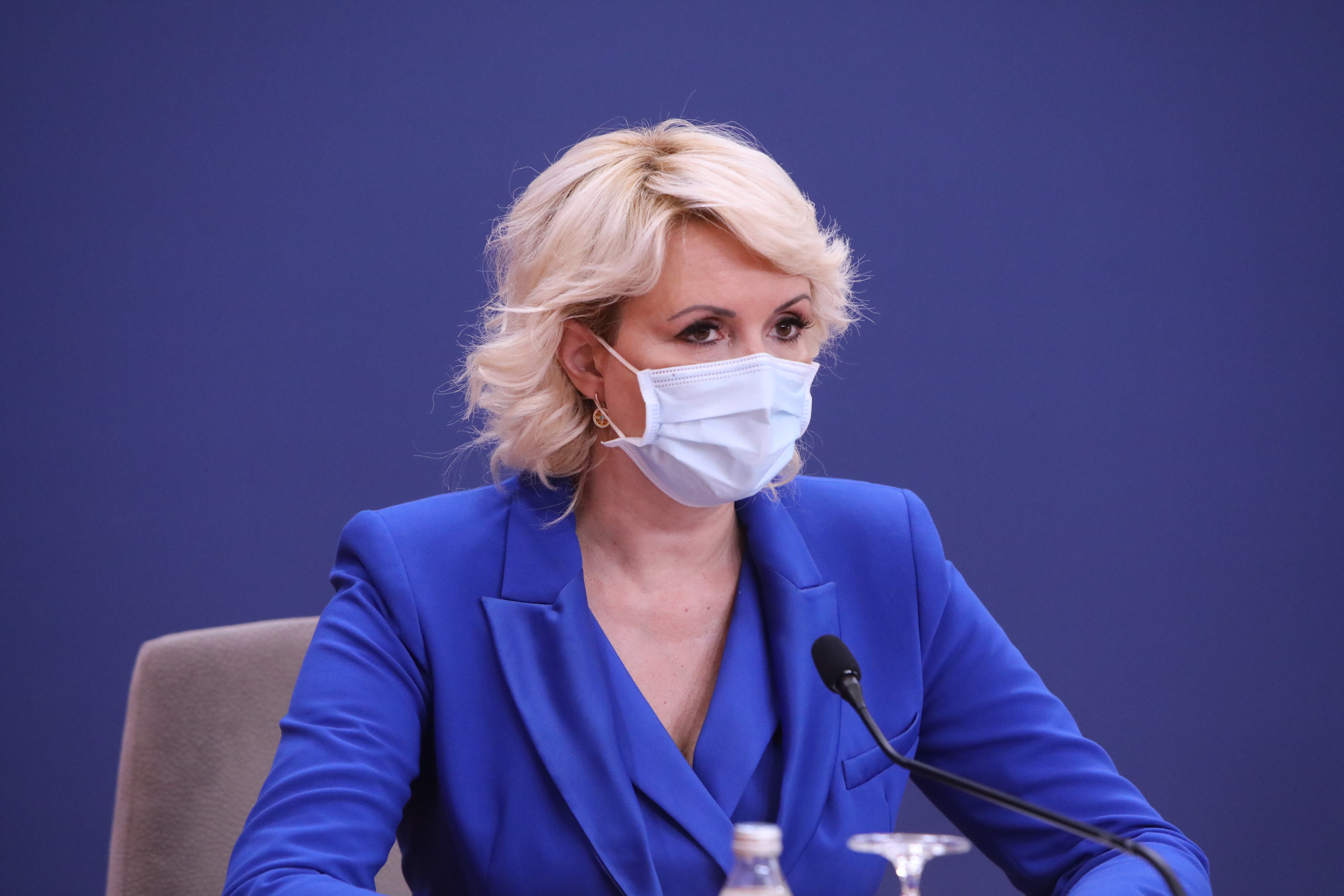 Beograd, 11. avgusta 2020. -  Zamenica direktora Instituta "Batut" Darija Kisic Tepavcevic na konferenciji za novinare Kriznog staba.. FOTO TANJUG / VLADA REPUBLIKE SRBIJE / SLOBODAN MILJEVIC / an