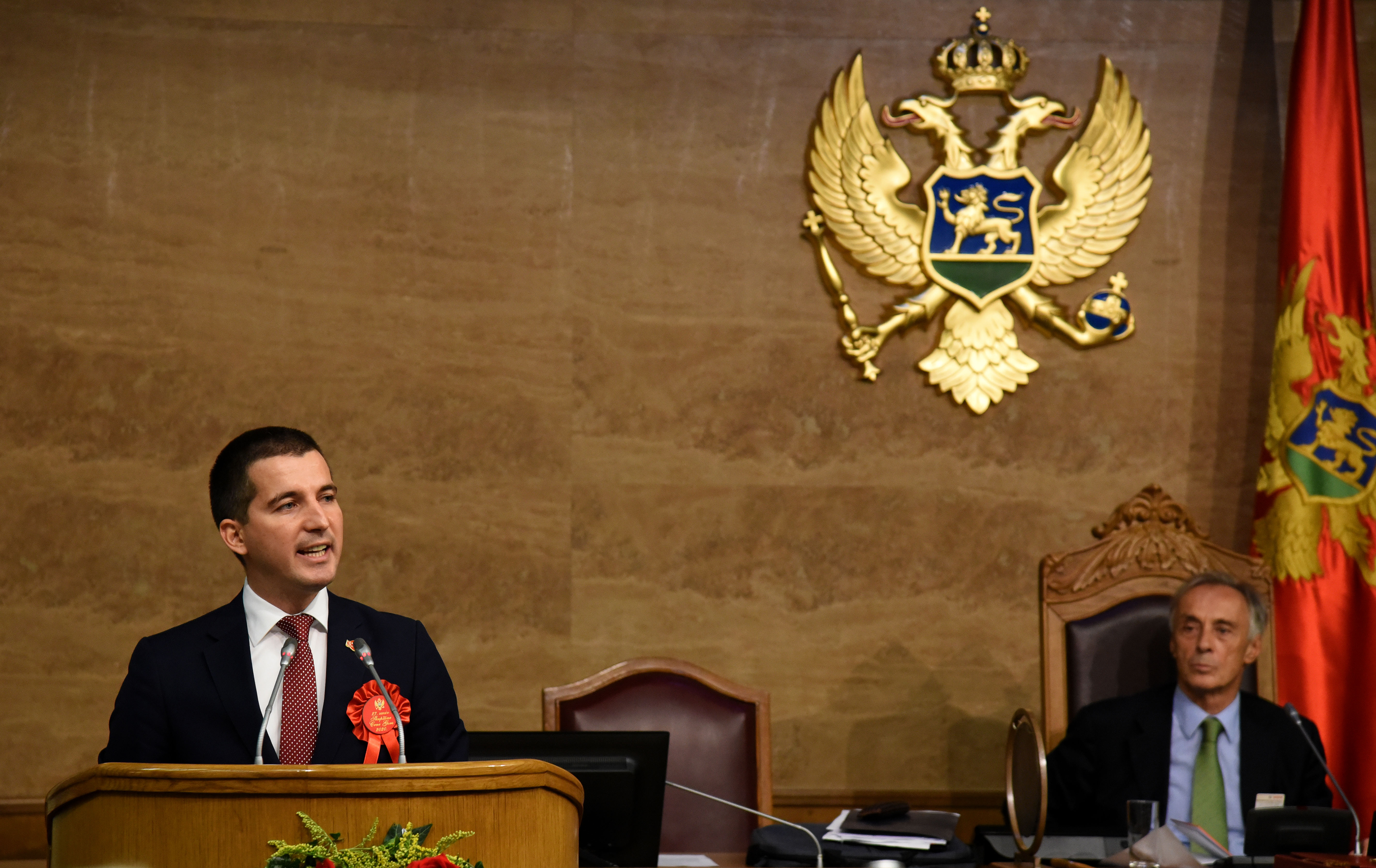 First session of parliament in Montenegro
