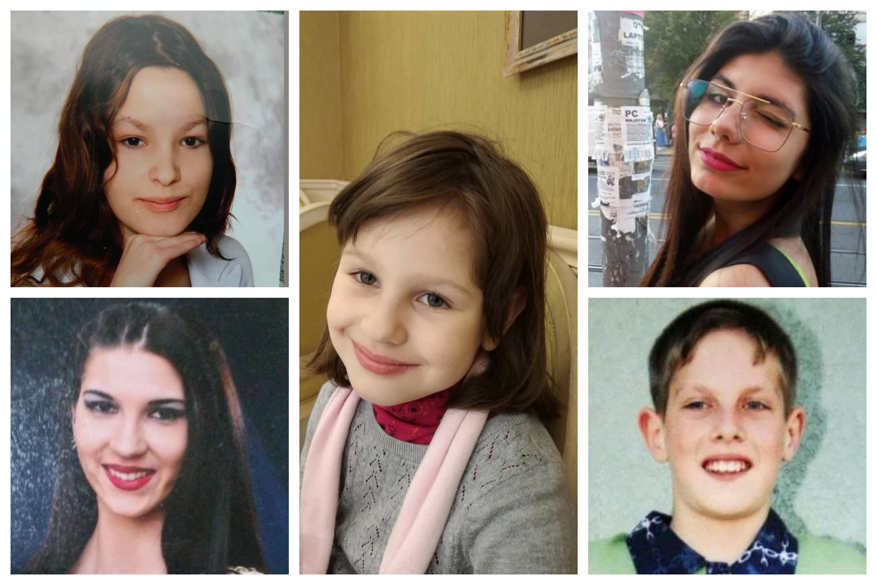 Barbara Vitez, Biljana Đorić, Biljana Djorić, Eleonora Arežina, Marijana Mitrović, Đorđe Andrejić, Djordje Andrejić Foto: Privatna arhiva/Registar nestalih lica Srbije