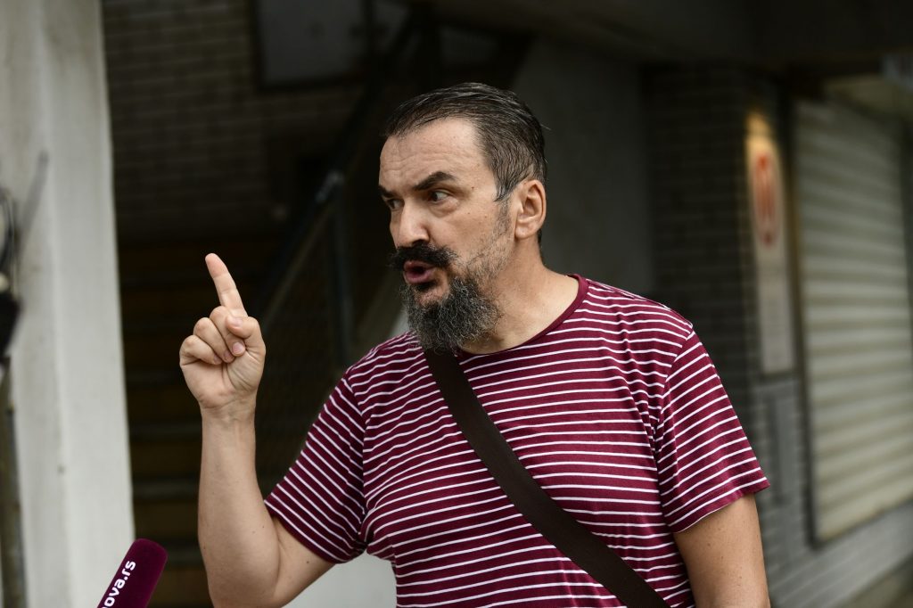 Beograd 20 jul 2020.  Dejan Dubajić Fizio centar incident Cedomir Ceda Jovanovic Foto:Goran Srdanov/Nova.rs