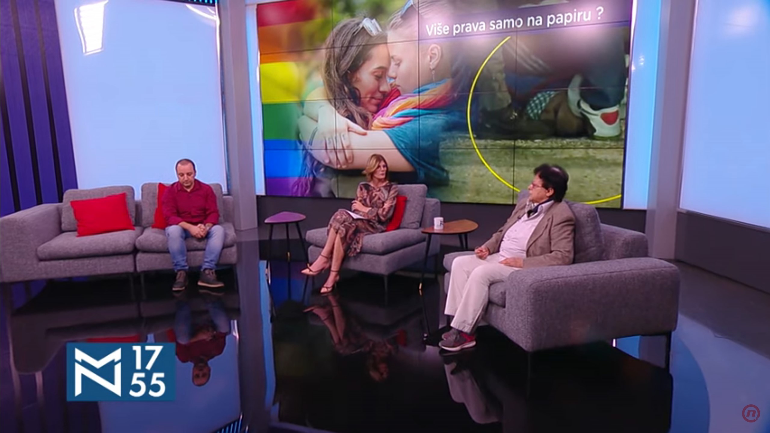 Dragan Popović, Zorica Mršević, emisija Među nama, Medju nama Foto: NOVA S