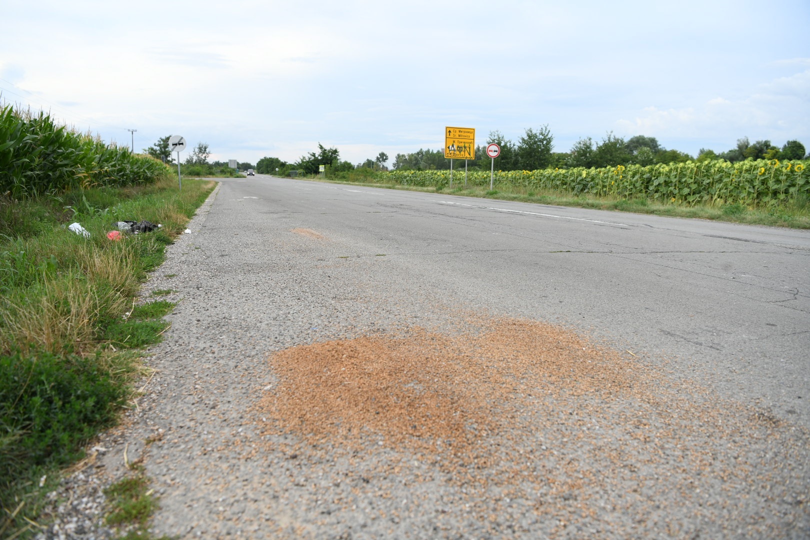 Mesto na kojem se dogodila saobracajna nesreca u kojoj je poginuo motociklista
