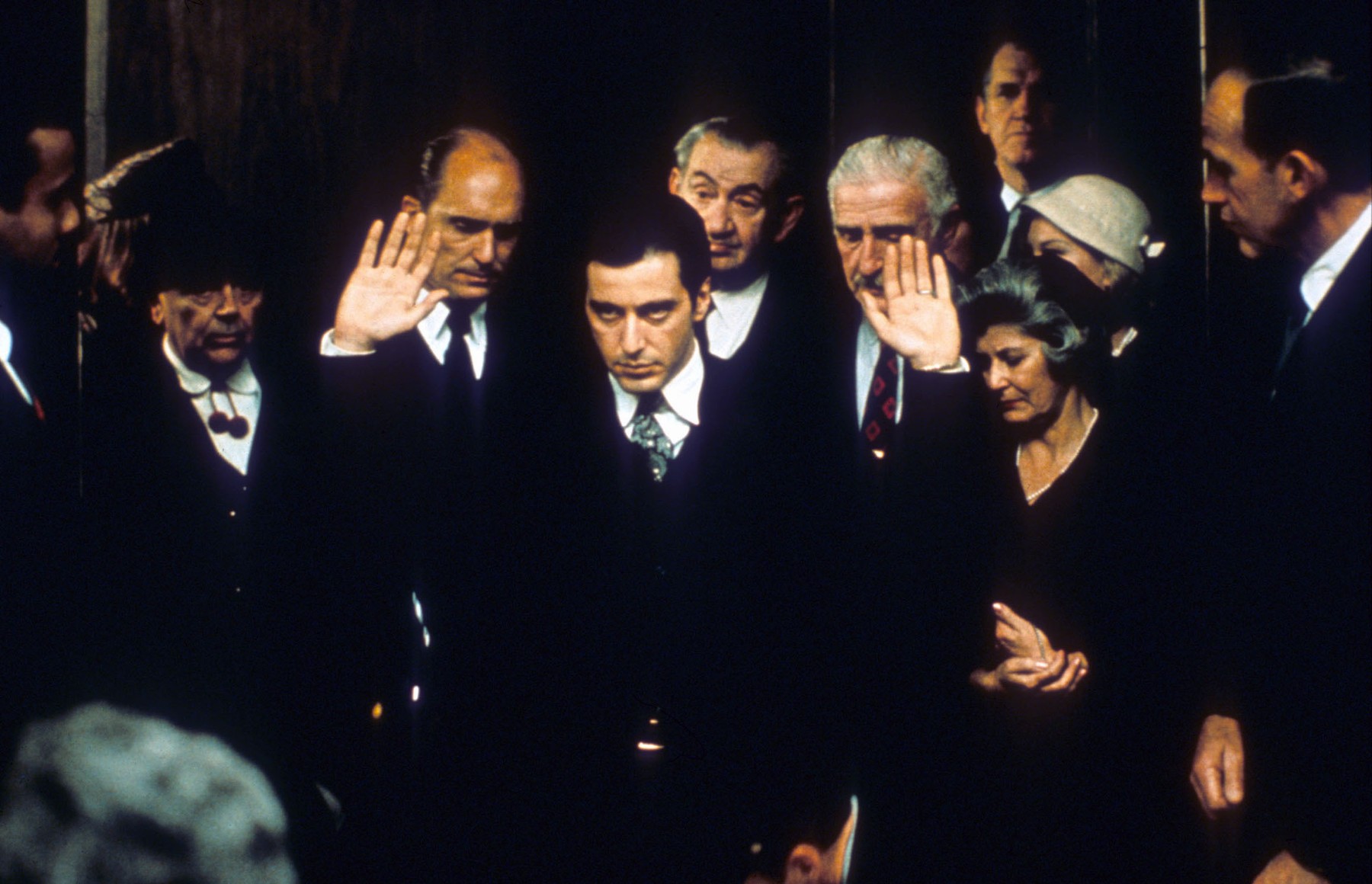 THE GODFATHER: PART II [US 1974]  AL PACINO as Michael Corleone     Date: 1974,Image: 43146972, License: Rights-managed, Restrictions: , Model Release: no, Credit line: Rights Managed / Mary Evans Picture Librar / Profimedia
