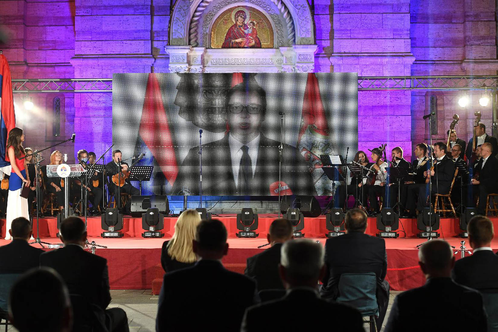 POLITIKA - svečana akademija povodom zajedničkog praznika Srbije i Republike Srpske  - Dana srpskog jedinstva, slobode i nacionalne zastave, u sećanje na 15. septembar 1918. godine kada je probijen Solunski front