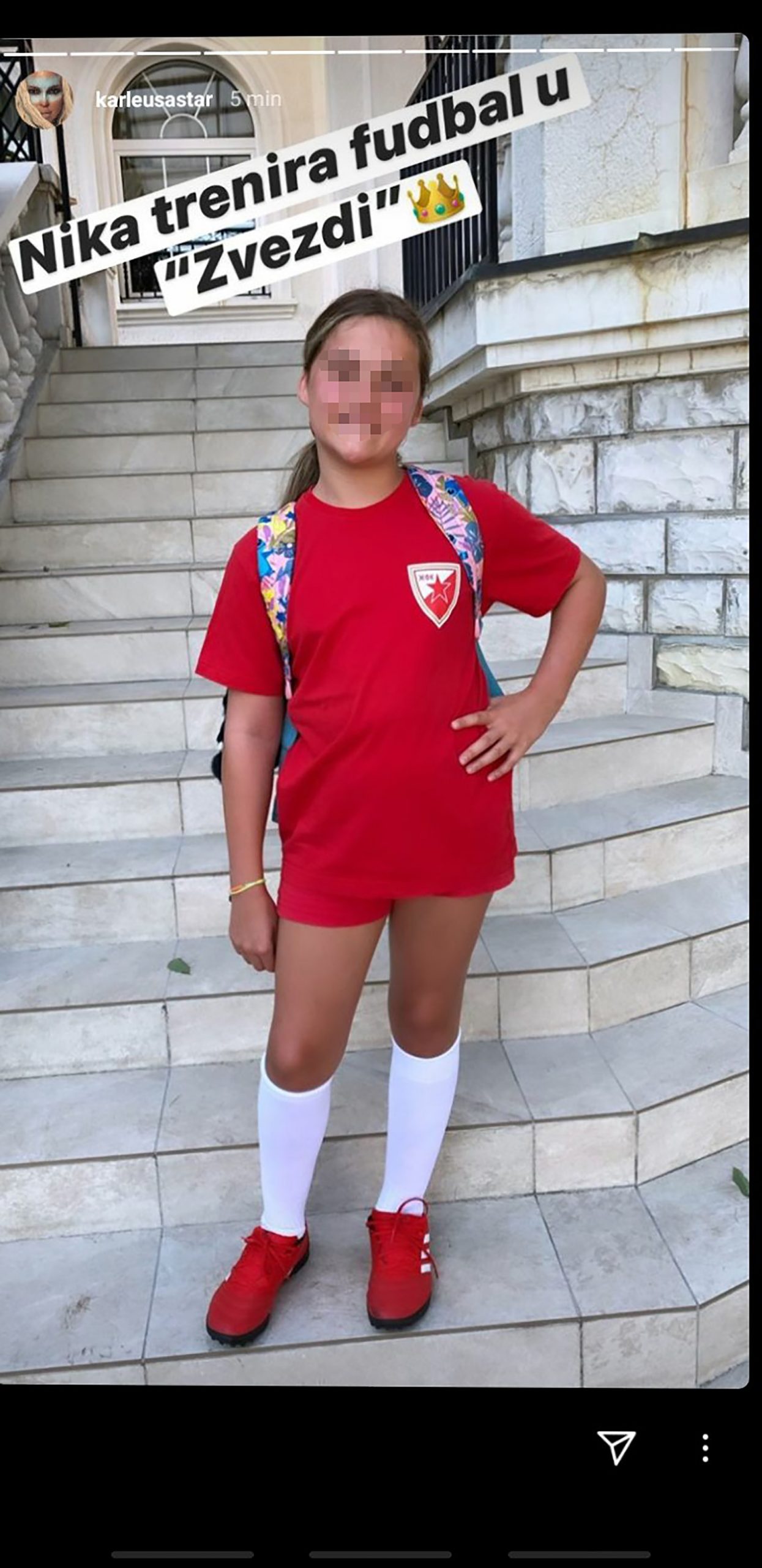 Jelena Karleuša, Nika ćerka