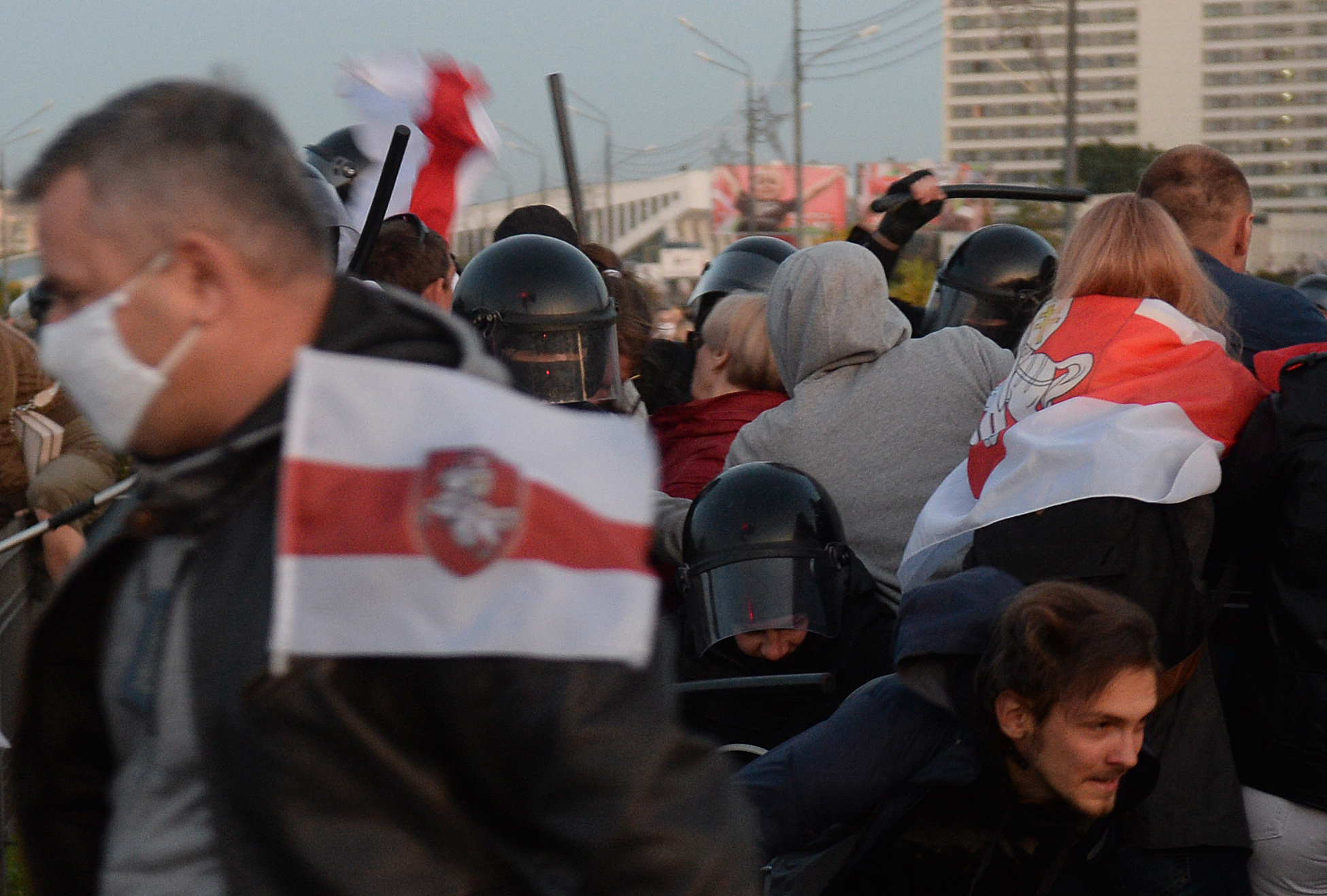 Opposition protests continue in Minsk