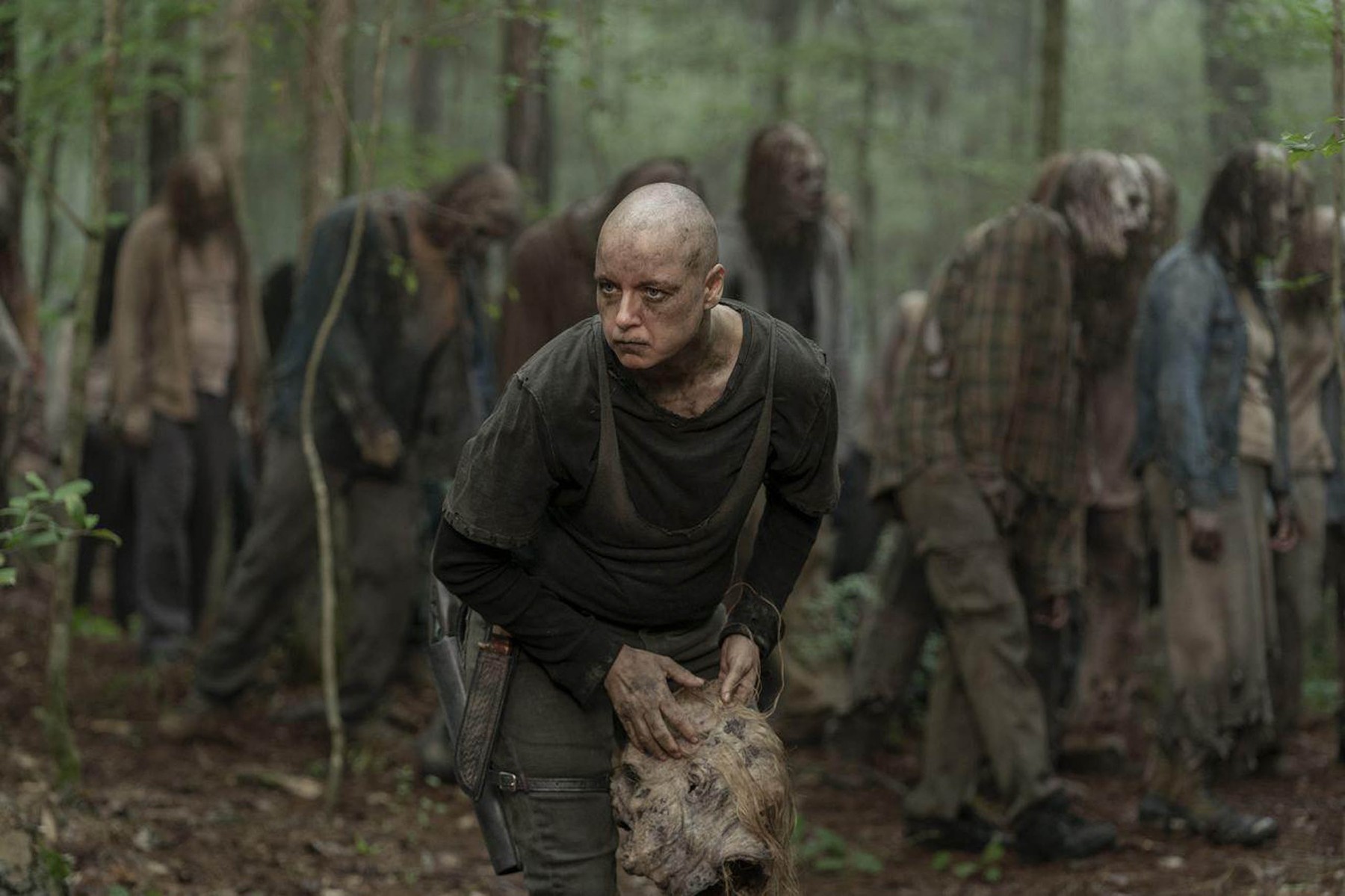 11-10-2019

TV show "The Walking Dead" Season 10 Episode 2 - We Are the End of the World 

Pictured: Samantha Morton,Image: 476154633, License: Rights-managed, Restrictions: , Model Release: no, Credit line: AMC / Planet / Profimedia