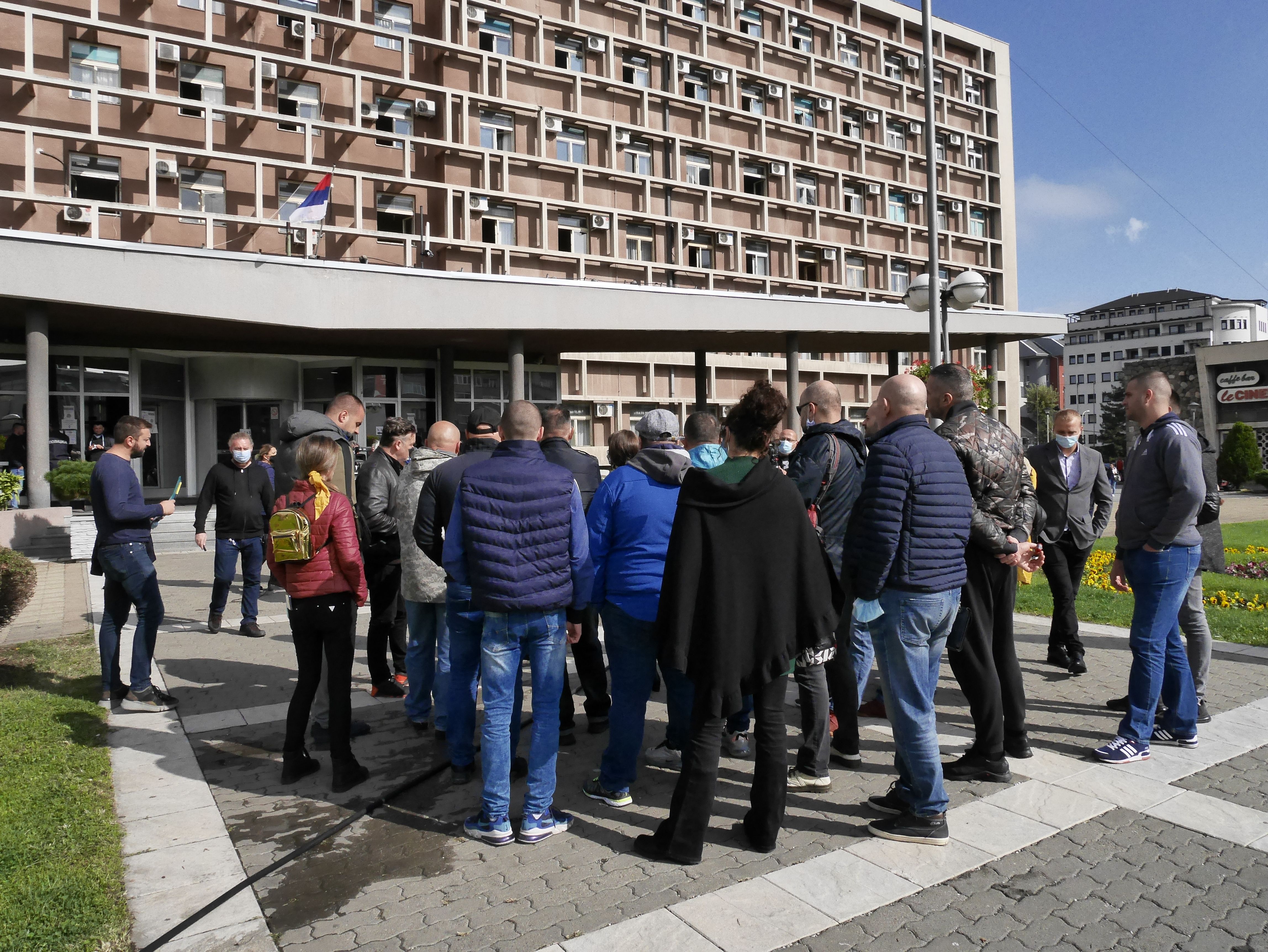 Kragujevac 16.10.2020. Protest ugostiteljskih radnika Krusevac